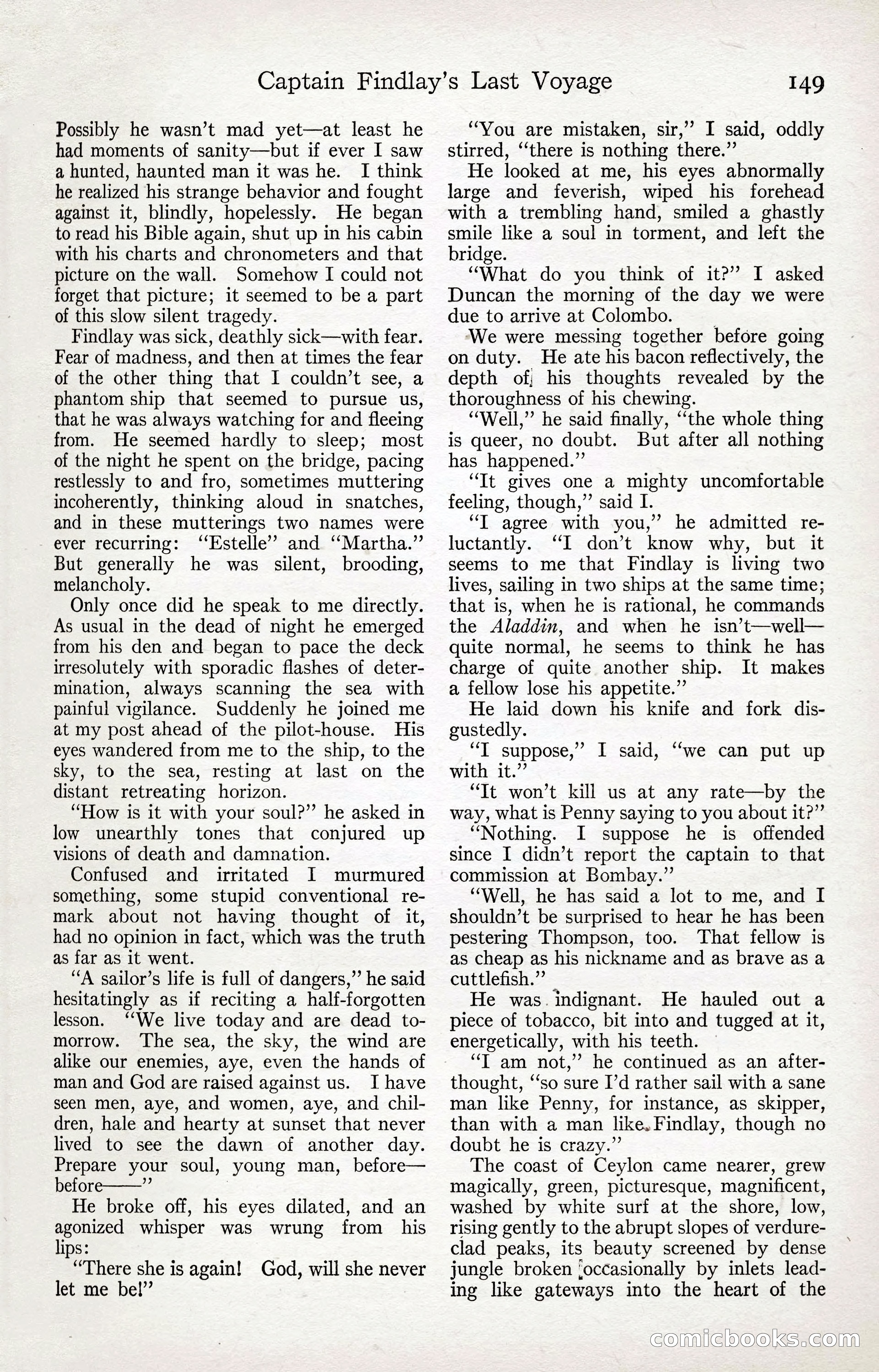Adventure Magazine Cover, April 3, 1918 — page 151 of 194