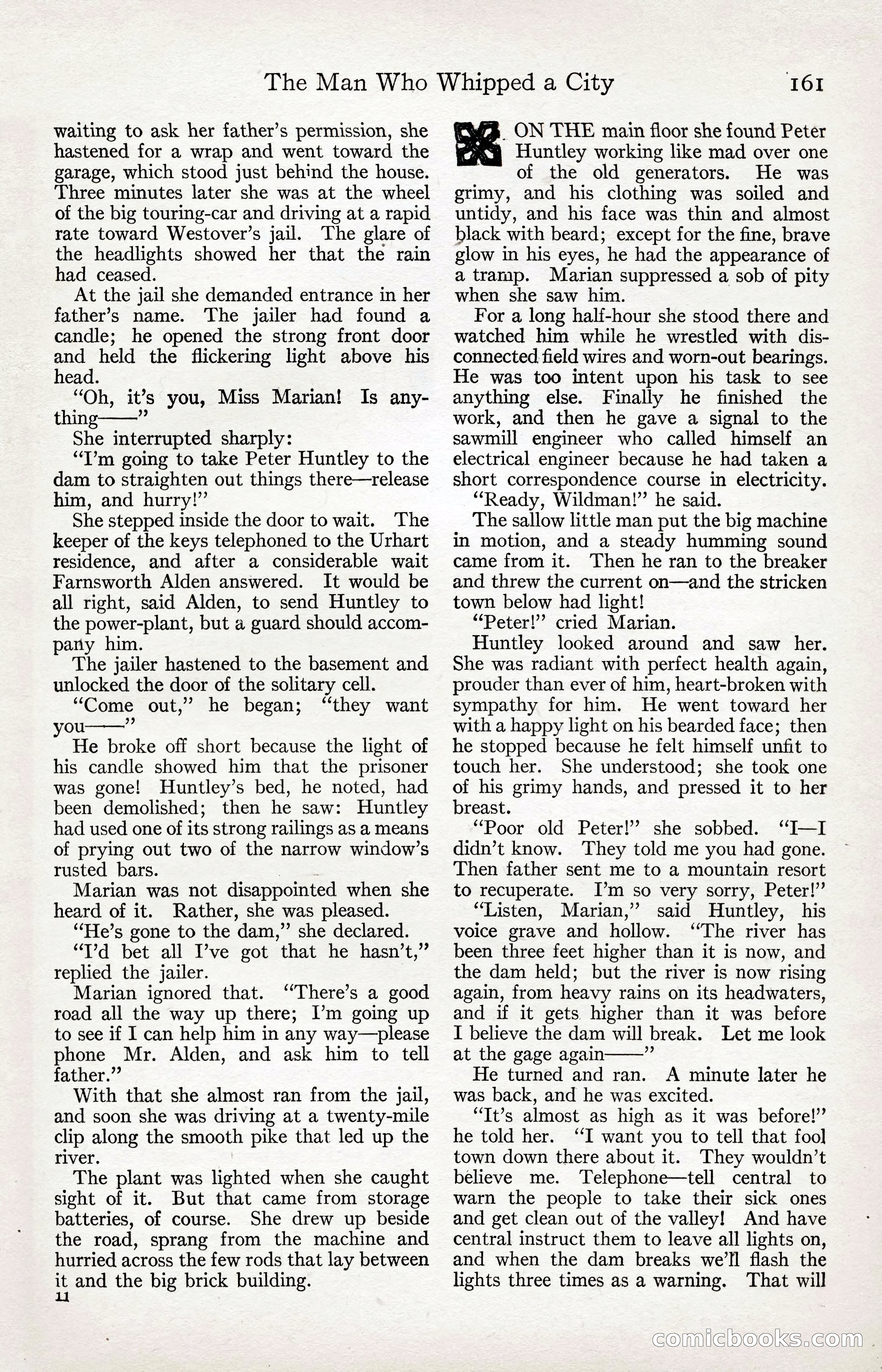 Adventure Magazine Cover, April 3, 1918 — page 163 of 194