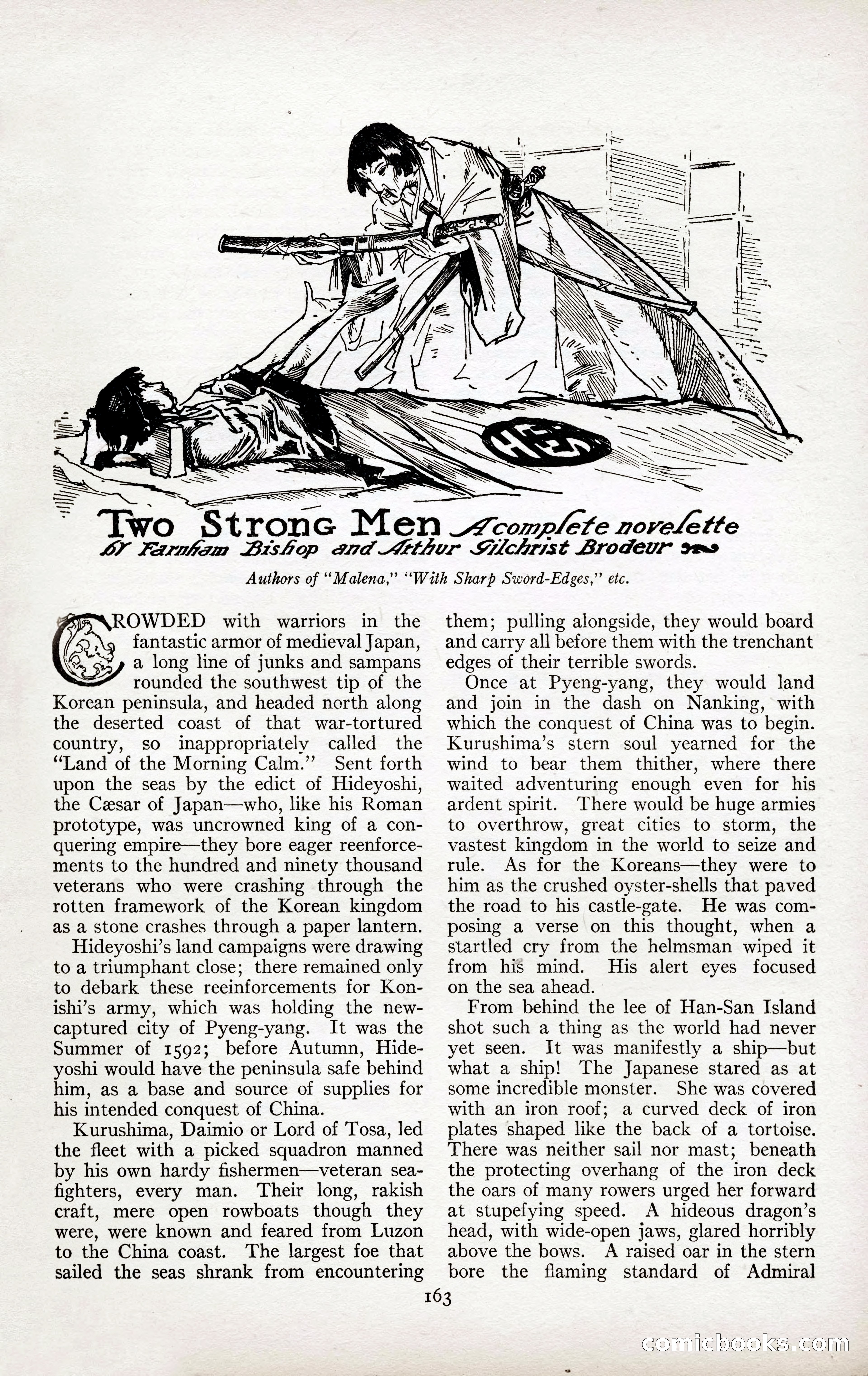 Adventure Magazine Cover, April 3, 1918 — page 165 of 194