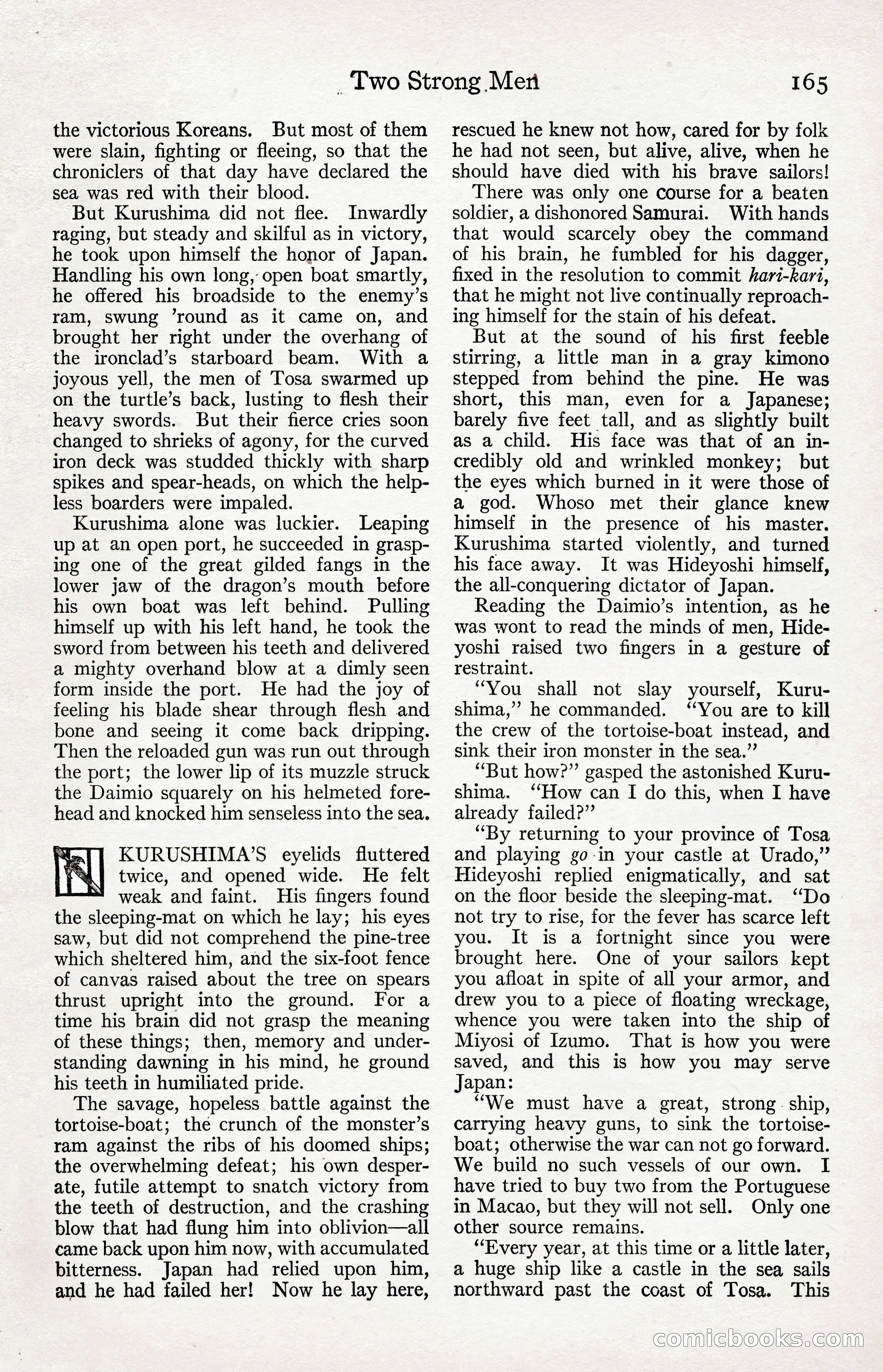 Adventure Magazine Cover, April 3, 1918 — page 167 of 194