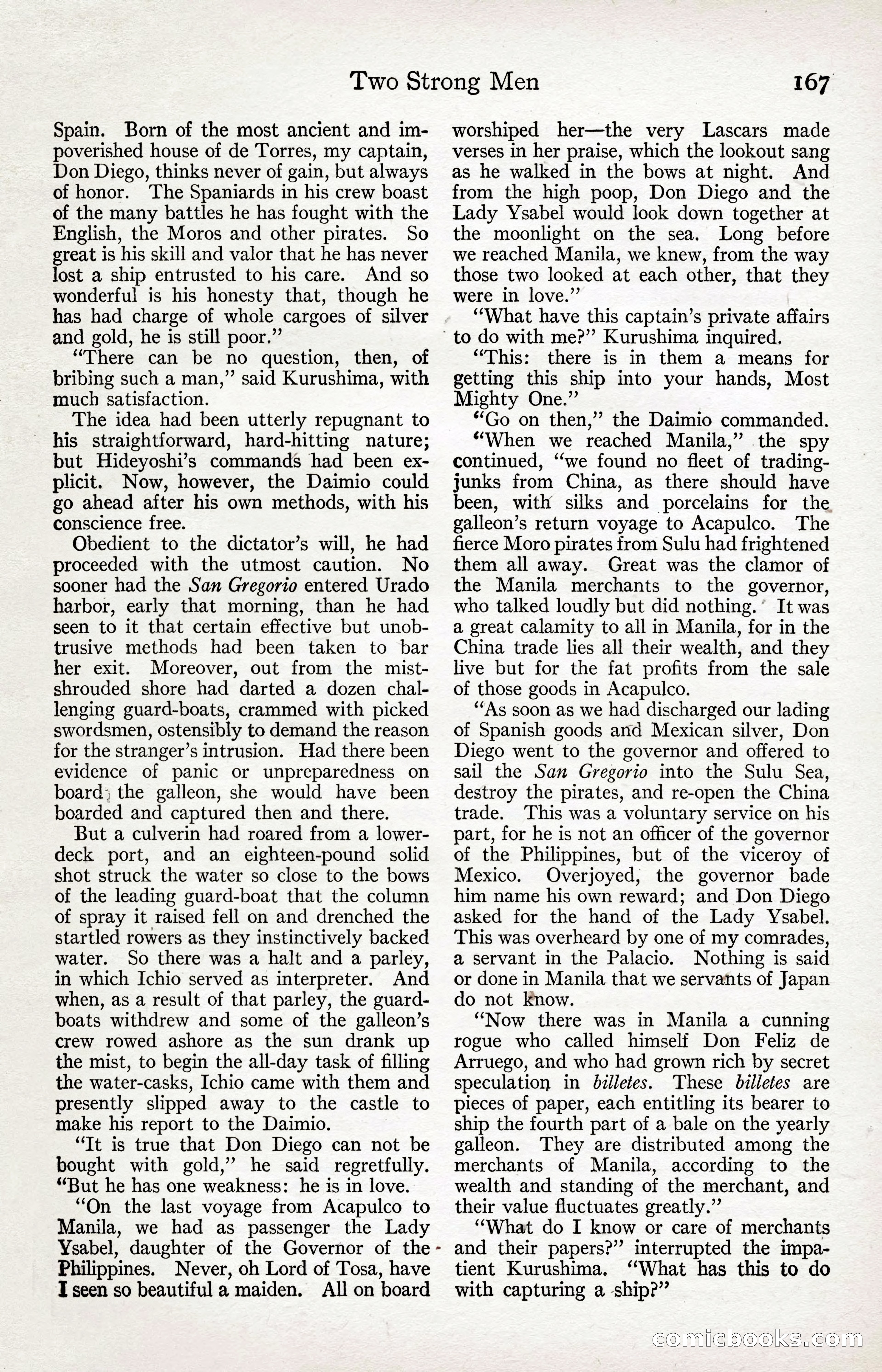 Adventure Magazine Cover, April 3, 1918 — page 169 of 194