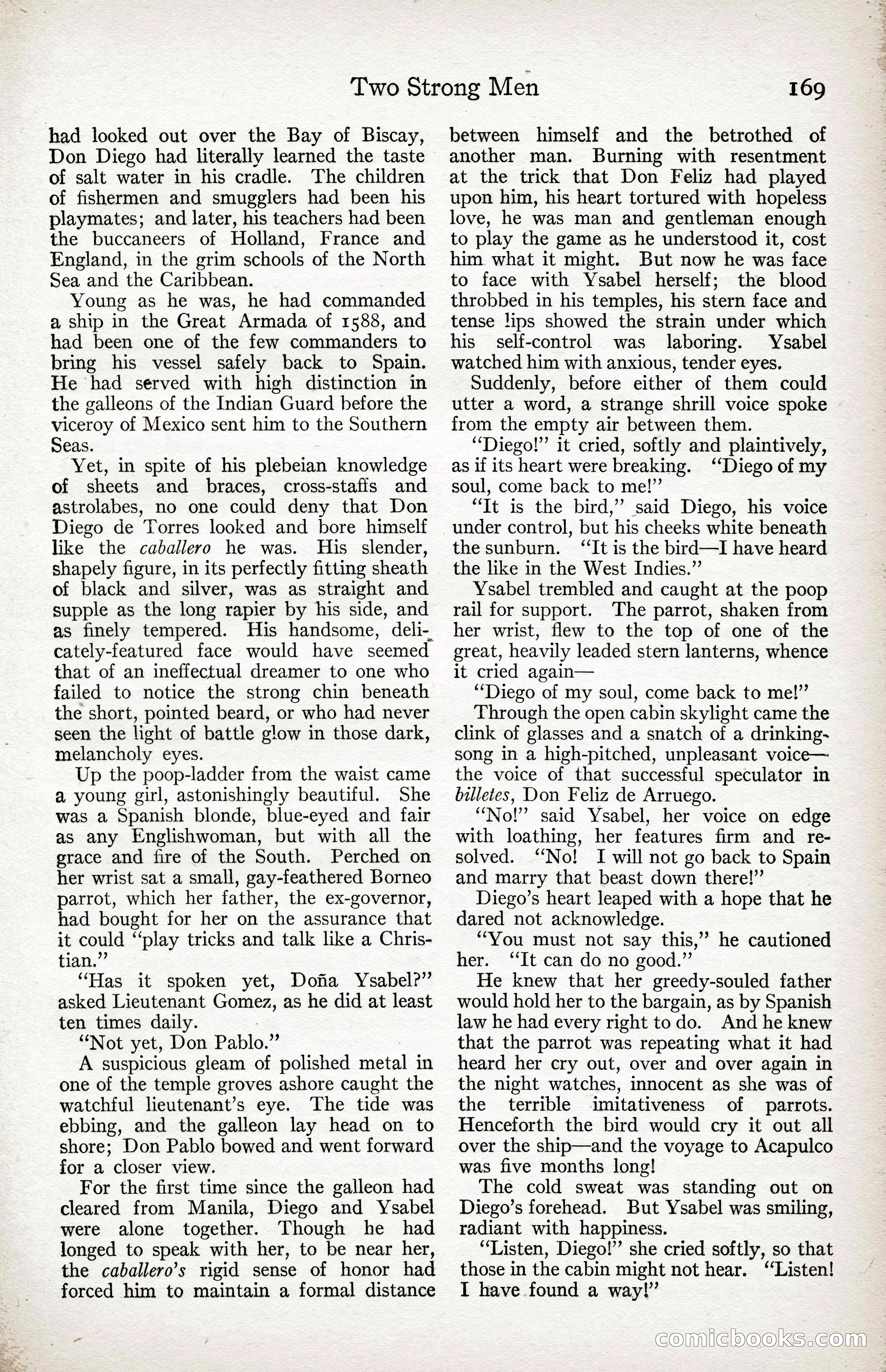 Adventure Magazine Cover, April 3, 1918 — page 171 of 194
