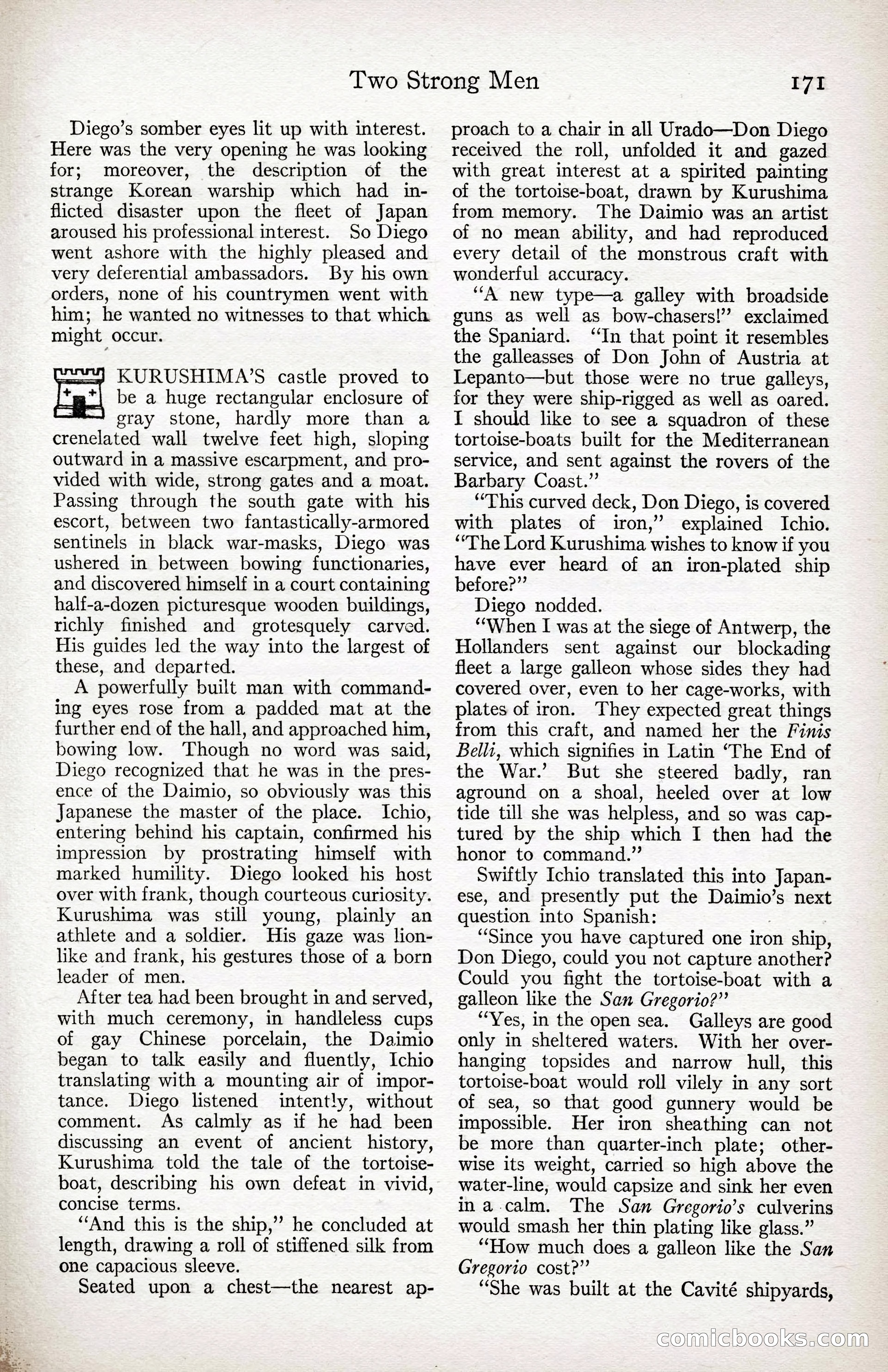 Adventure Magazine Cover, April 3, 1918 — page 173 of 194