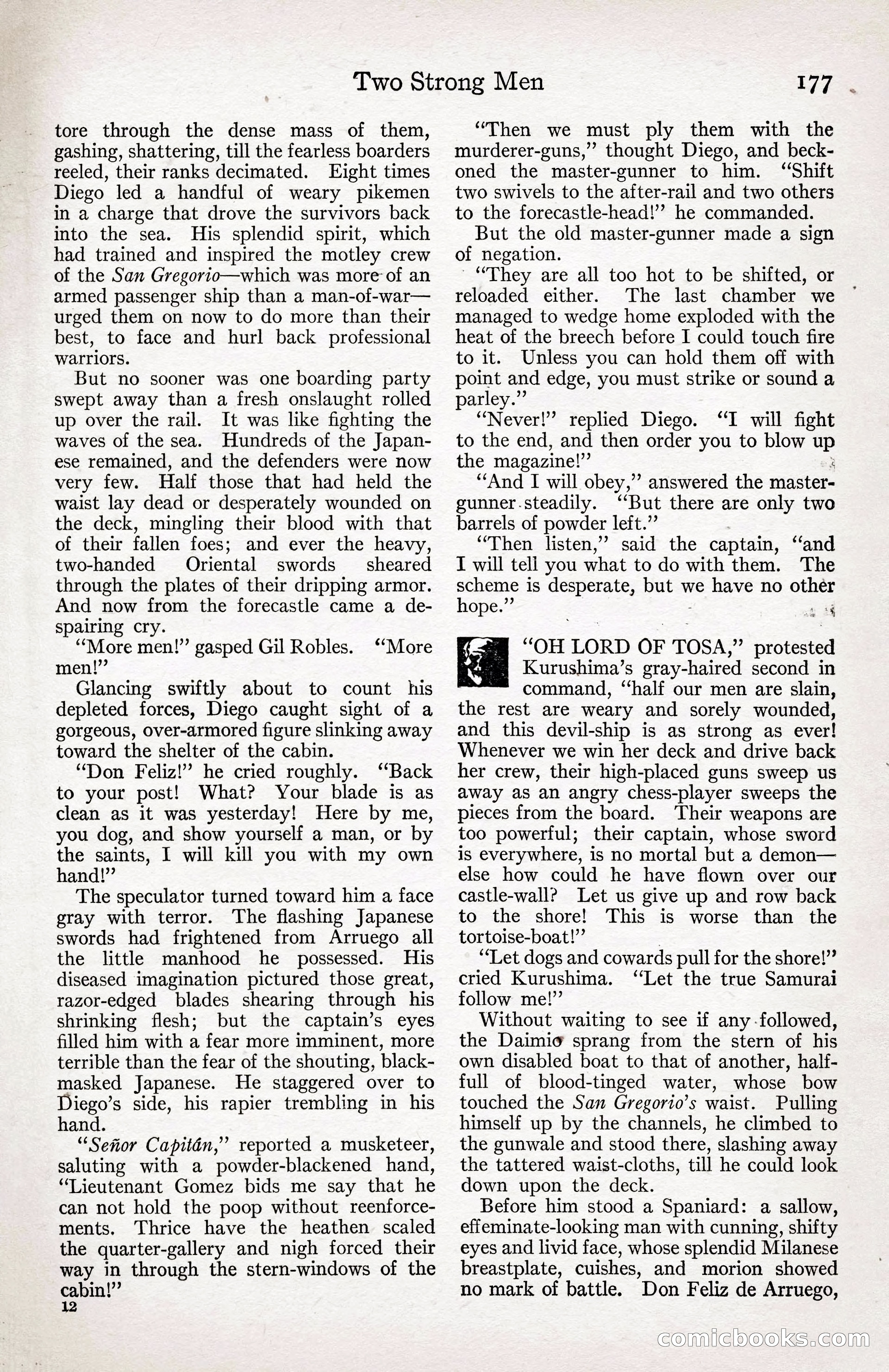 Adventure Magazine Cover, April 3, 1918 — page 179 of 194