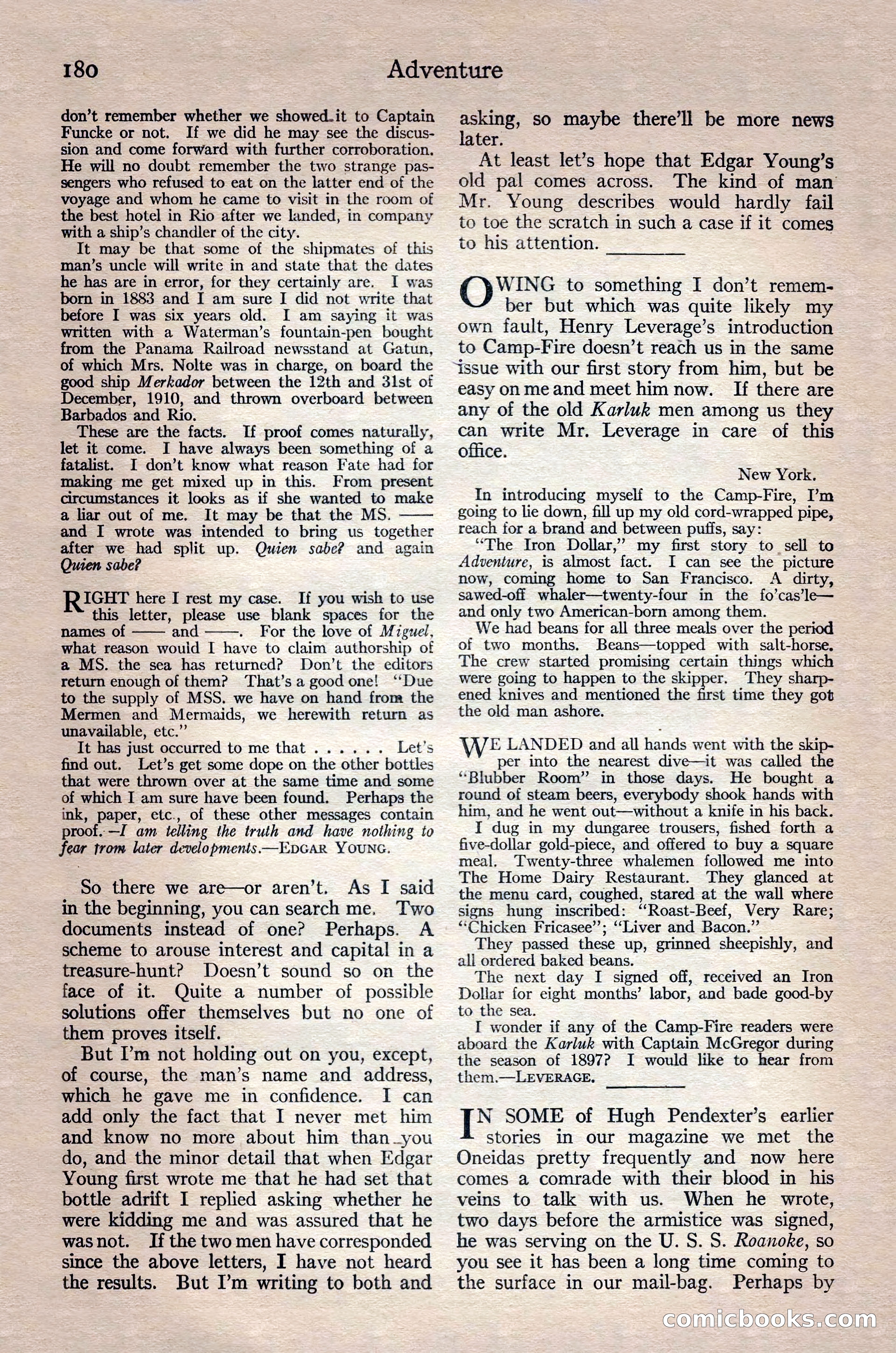 Adventure Magazine Cover — page 194 of 208
