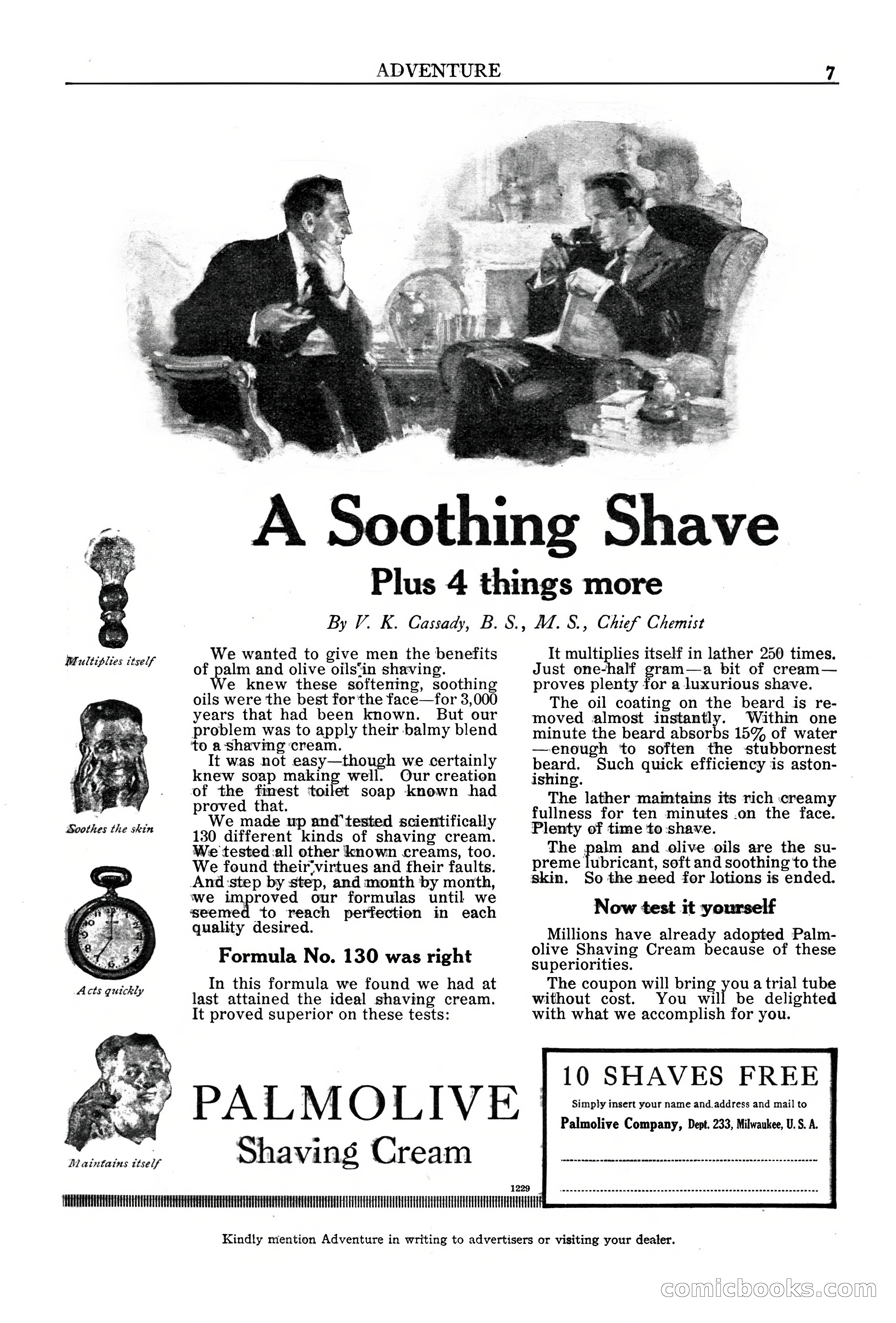 Adventure Magazine Cover, June 18, 1921 — page 9 of 204