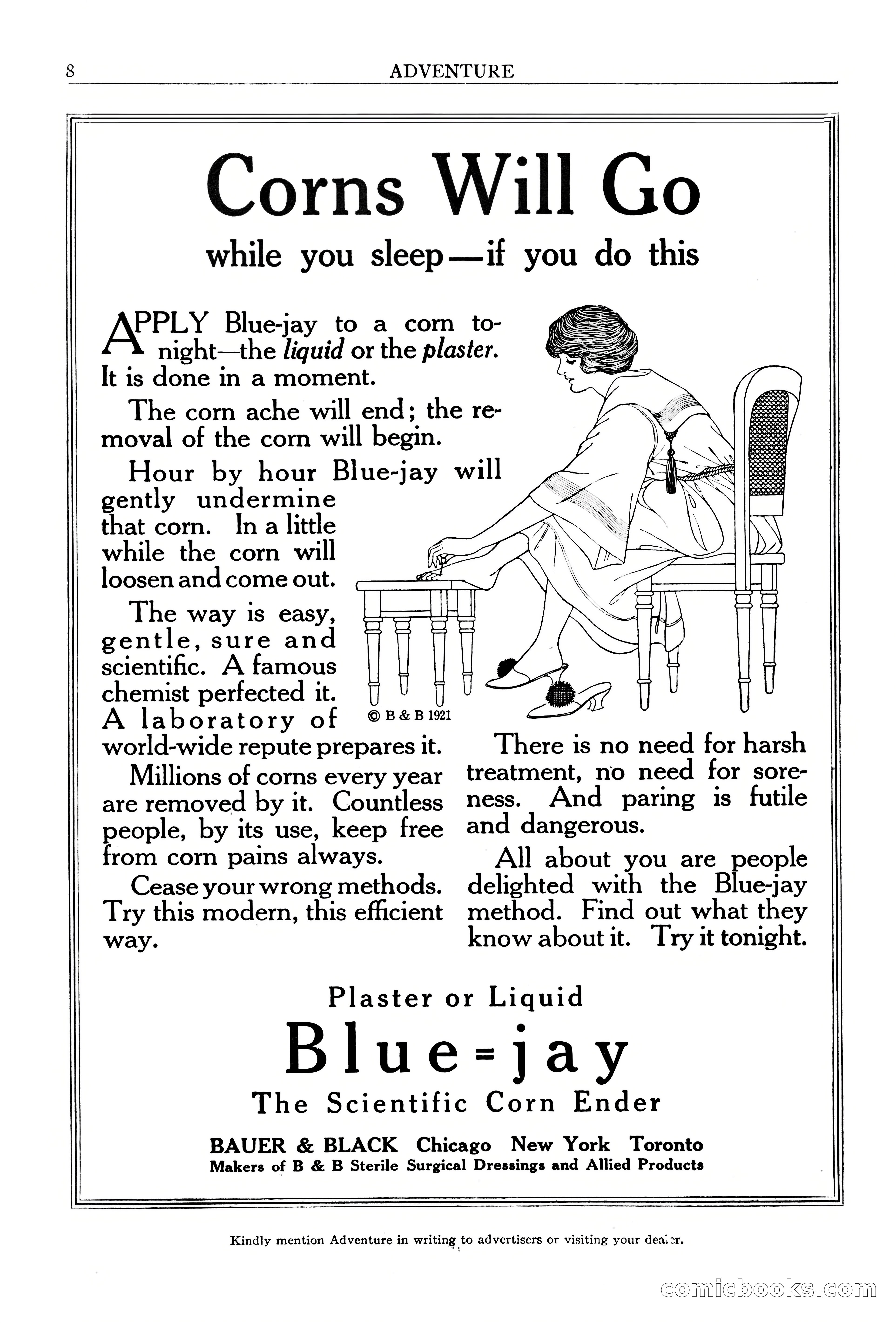 Adventure Magazine Cover, June 18, 1921 — page 10 of 204