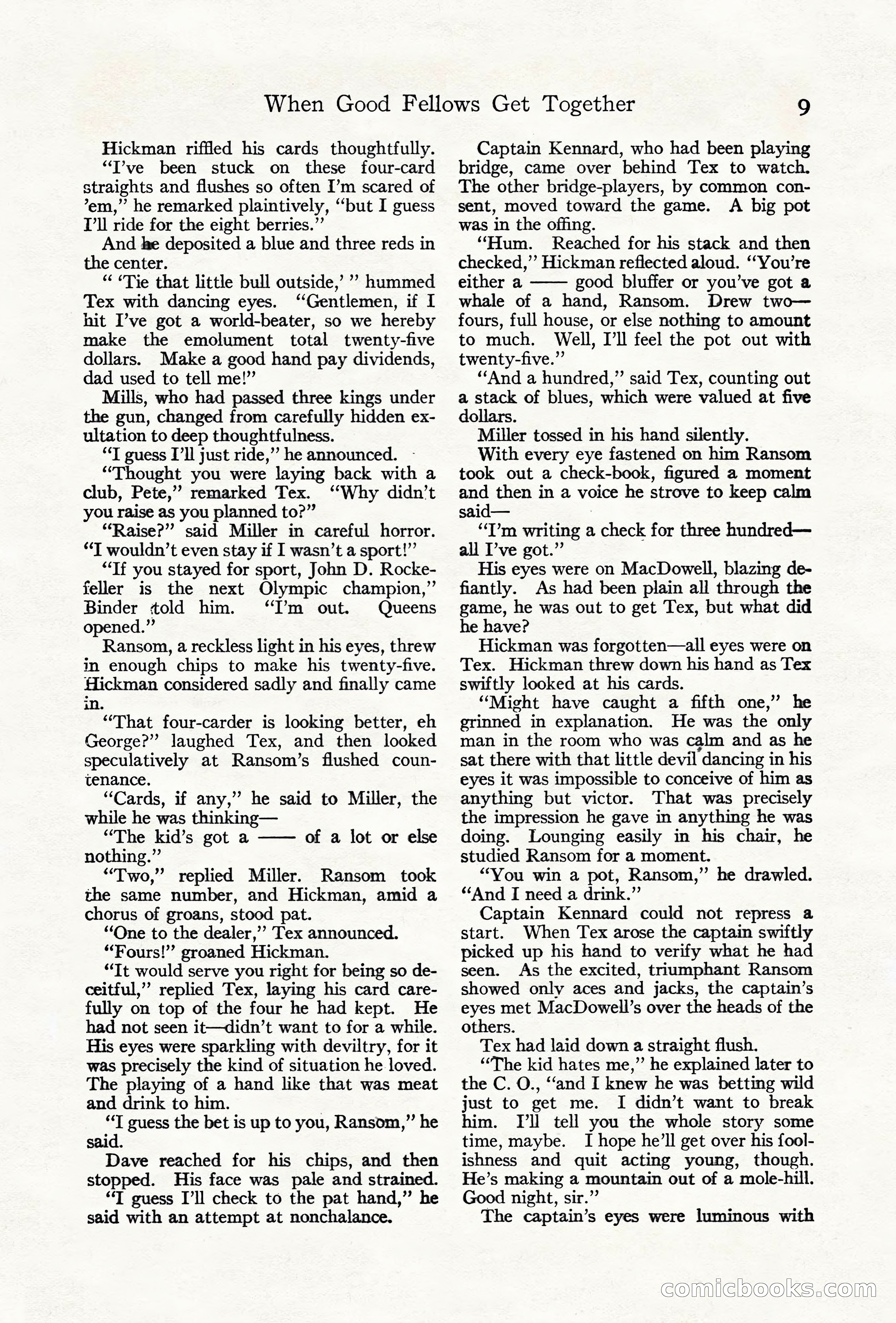 Adventure Magazine Cover, June 18, 1921 — page 19 of 204