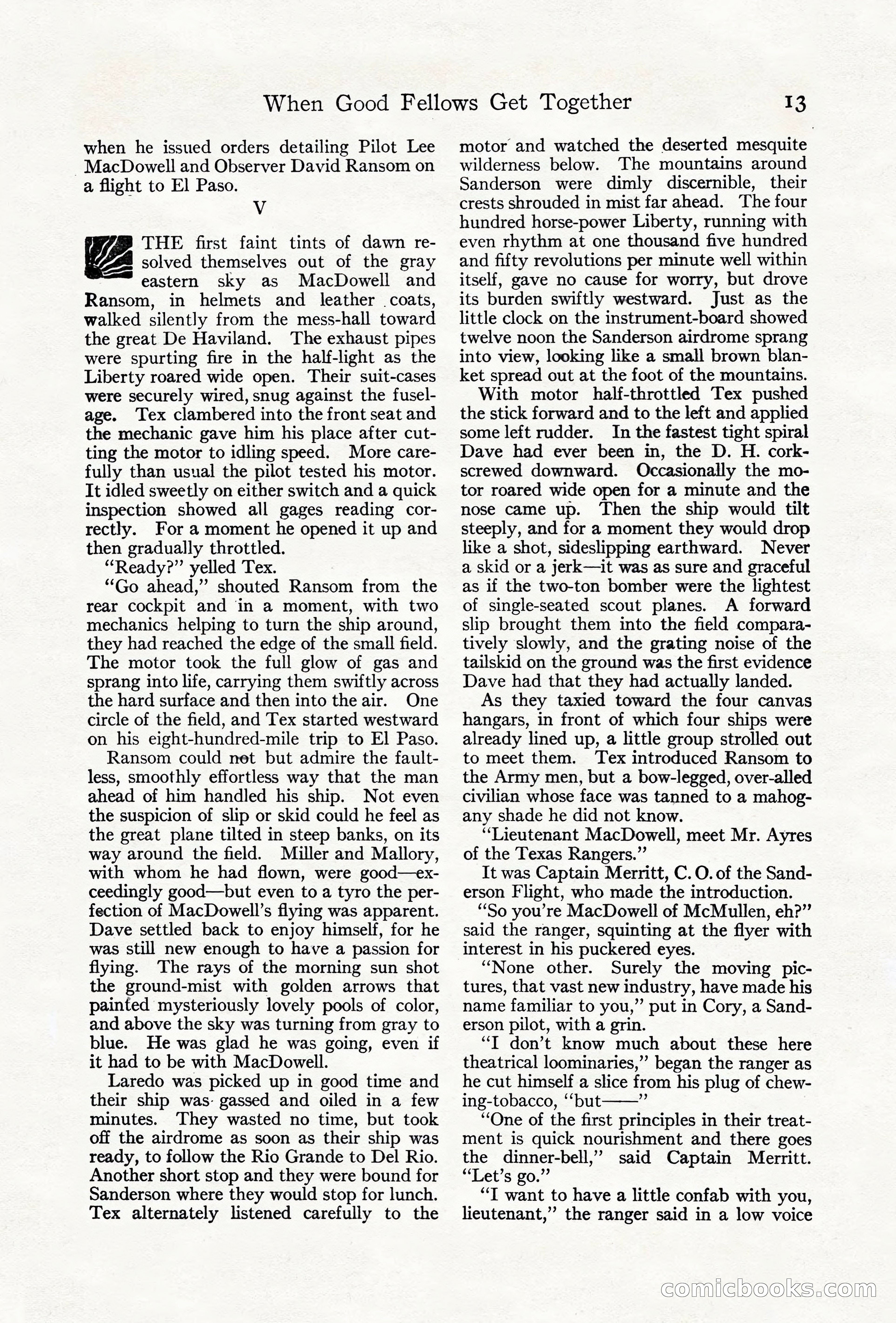 Adventure Magazine Cover, June 18, 1921 — page 23 of 204
