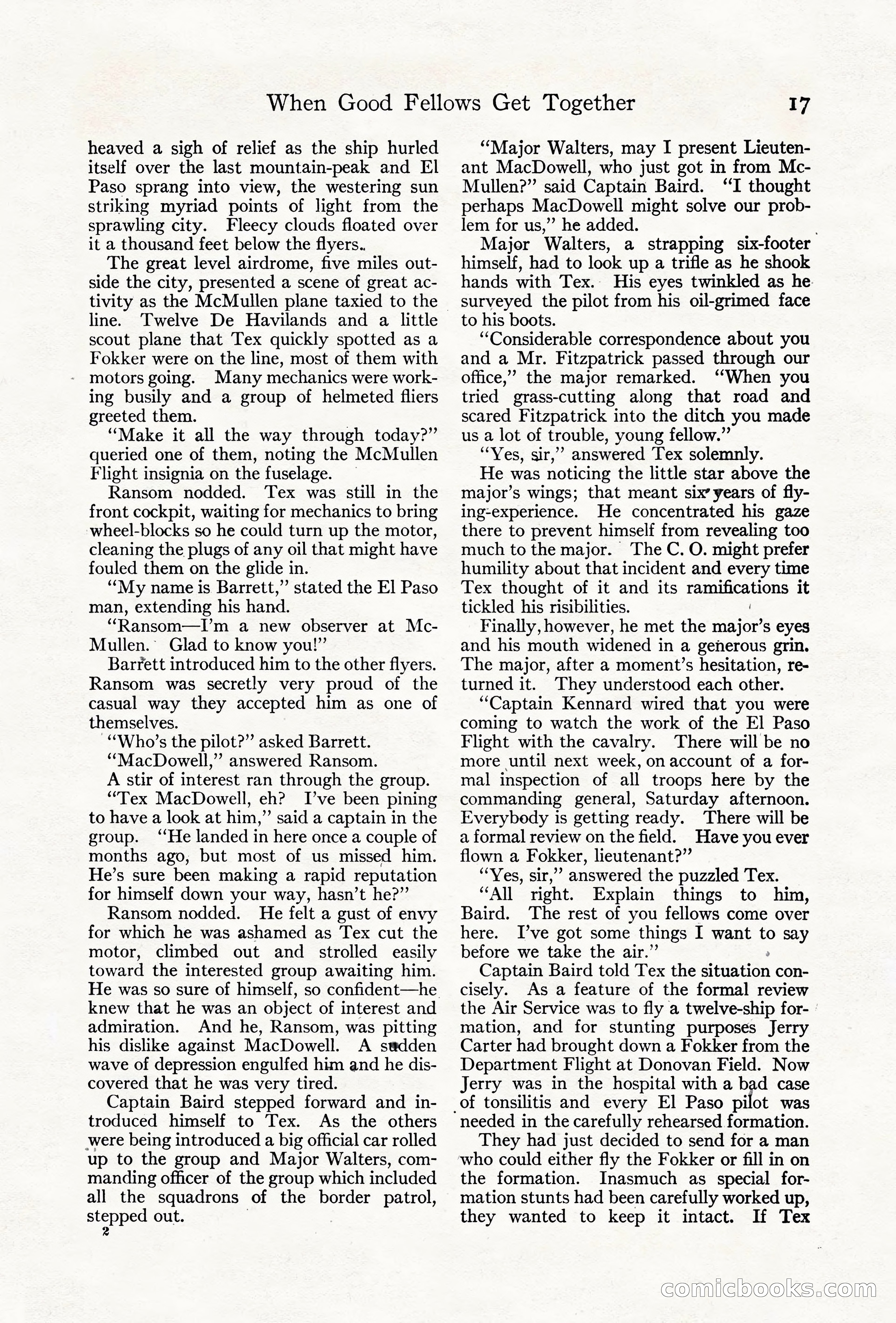 Adventure Magazine Cover, June 18, 1921 — page 27 of 204