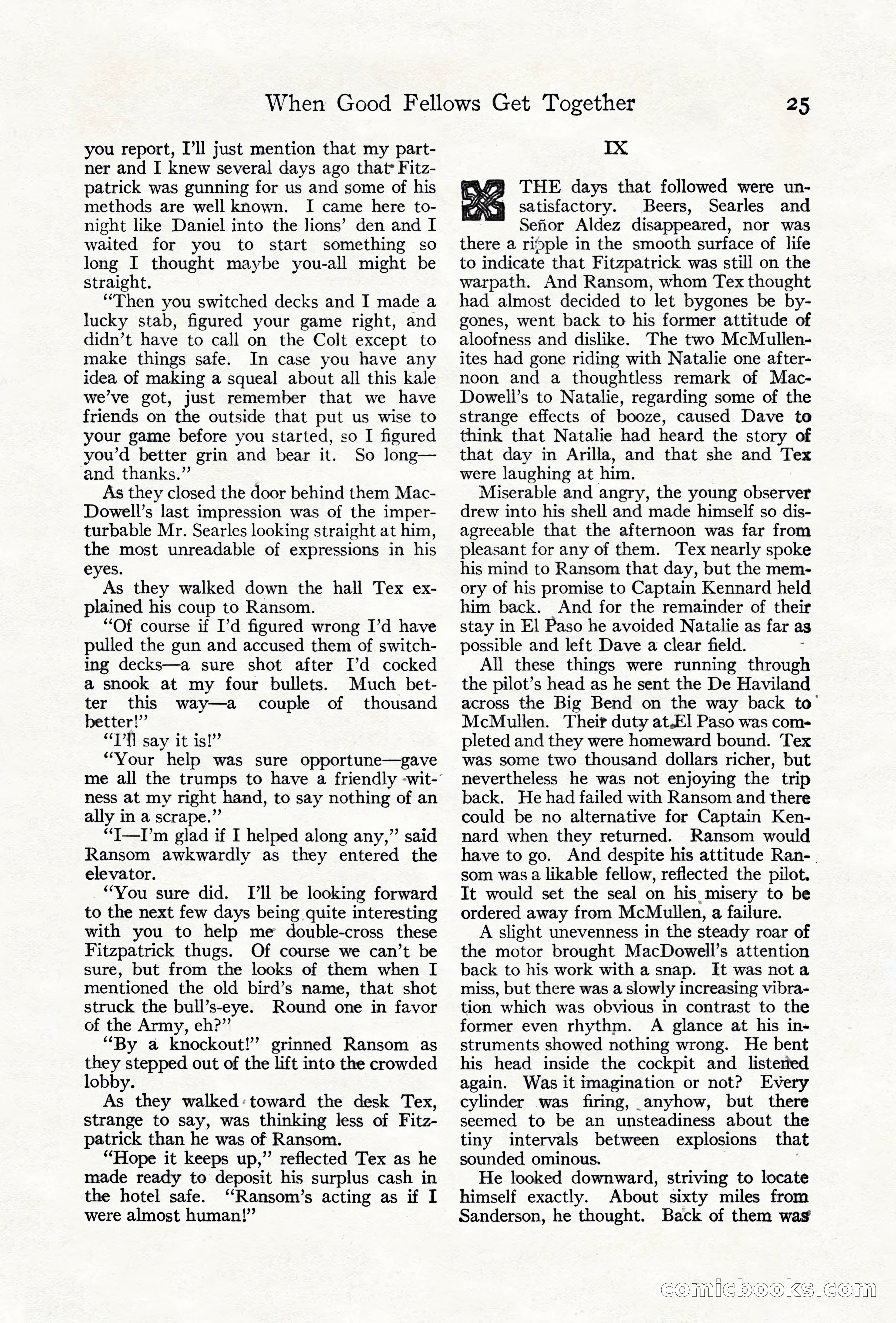 Adventure Magazine Cover, June 18, 1921 — page 35 of 204