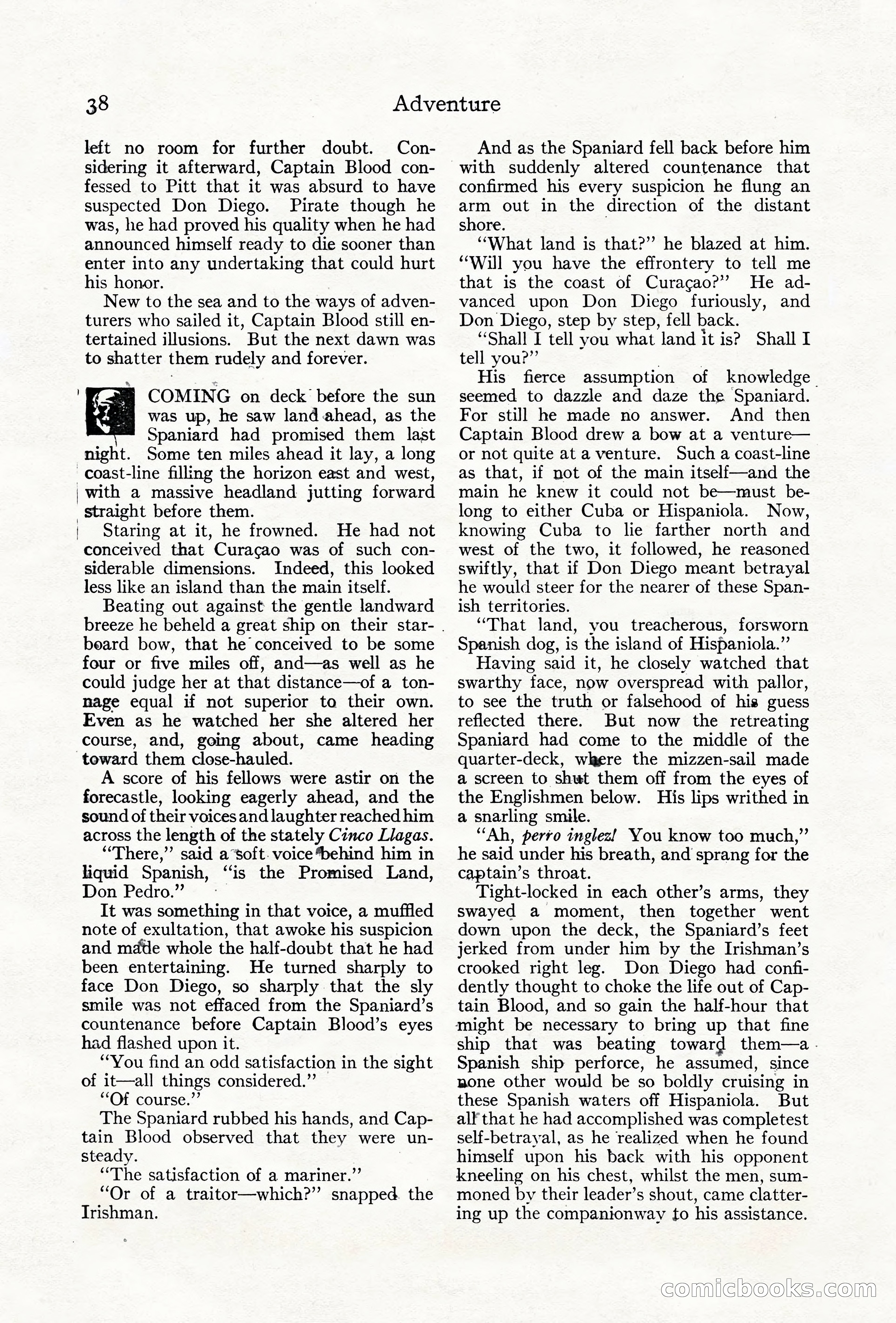 Adventure Magazine Cover, June 18, 1921 — page 48 of 204