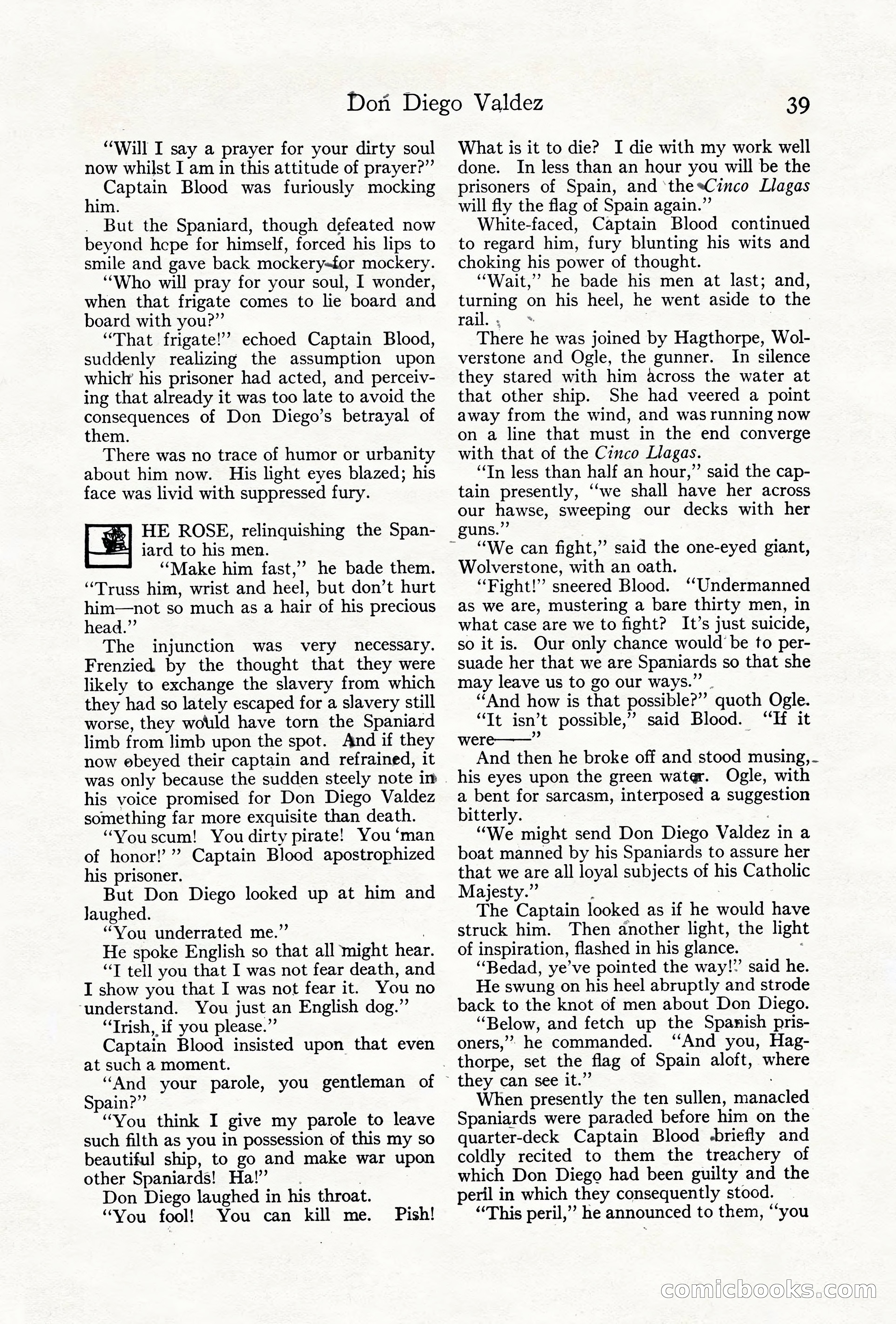 Adventure Magazine Cover, June 18, 1921 — page 49 of 204