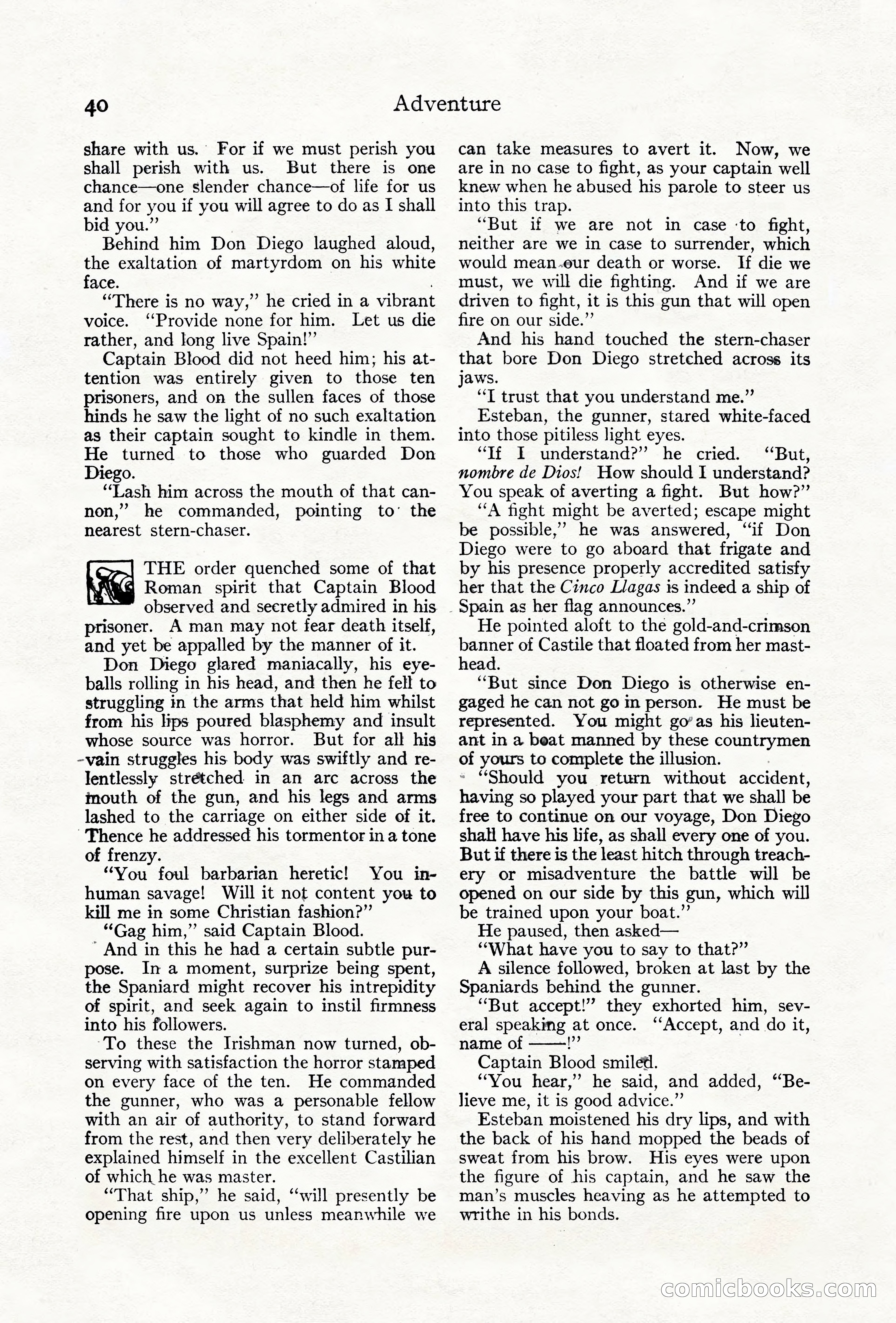 Adventure Magazine Cover, June 18, 1921 — page 50 of 204