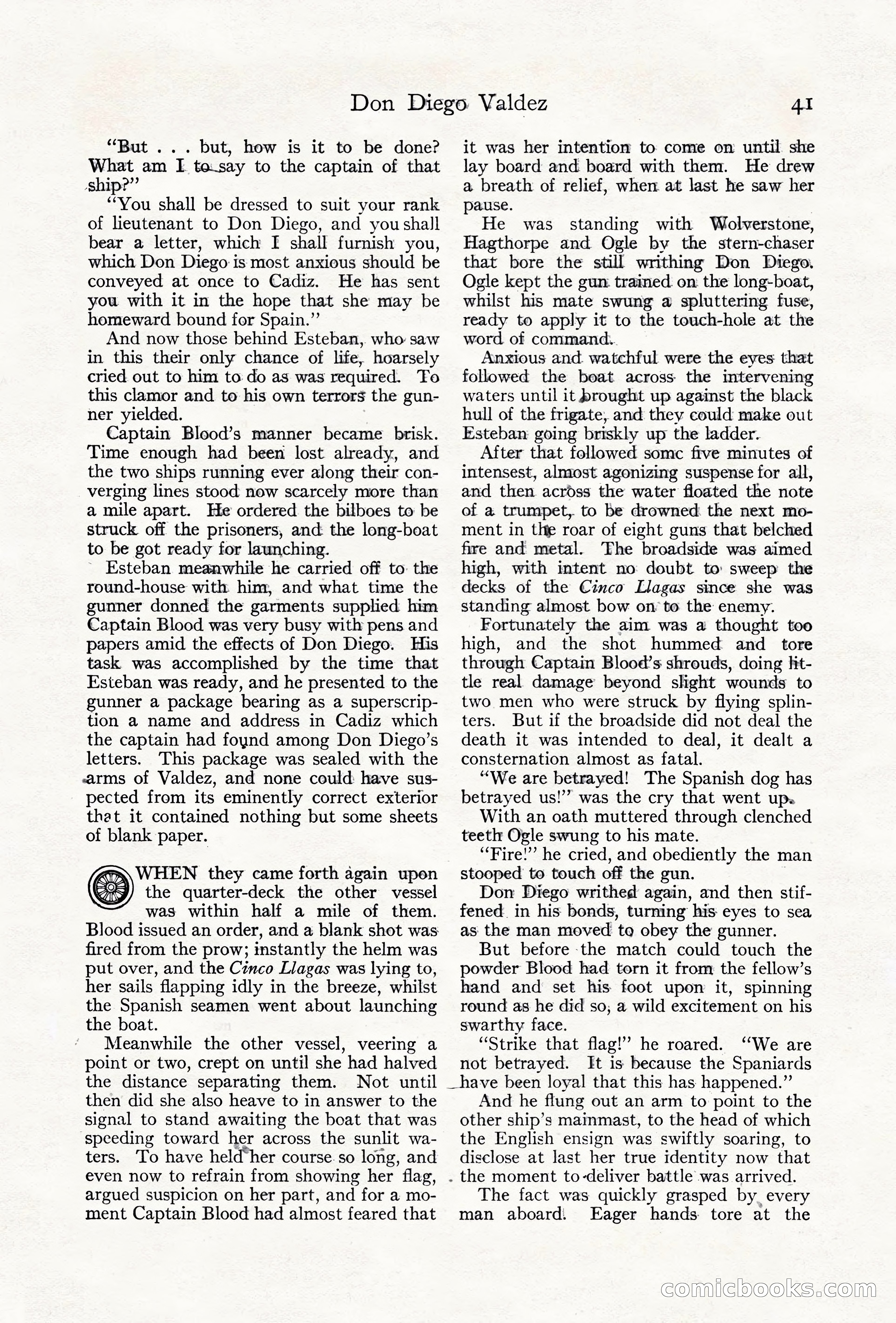 Adventure Magazine Cover, June 18, 1921 — page 51 of 204