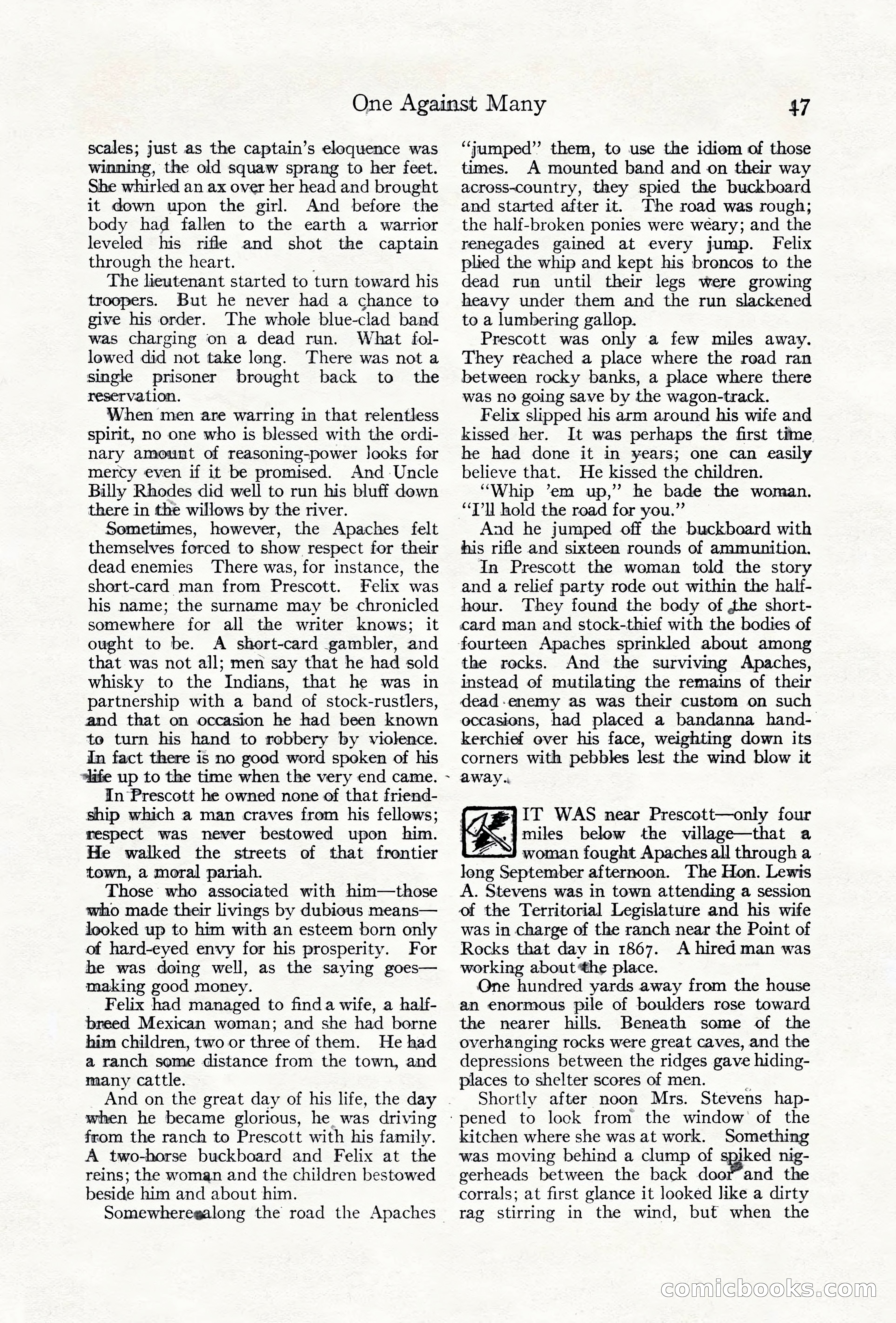 Adventure Magazine Cover, June 18, 1921 — page 57 of 204