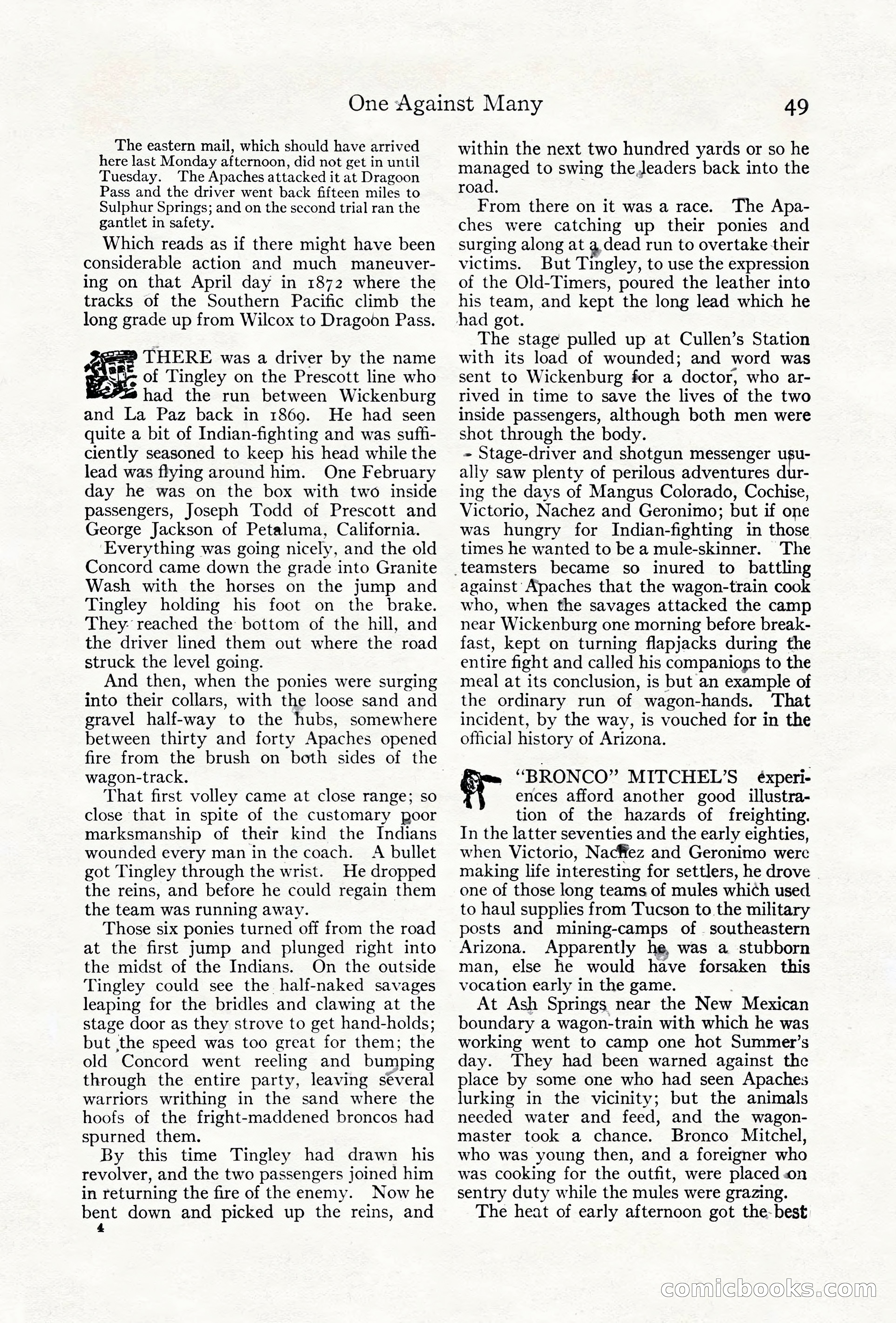 Adventure Magazine Cover, June 18, 1921 — page 59 of 204