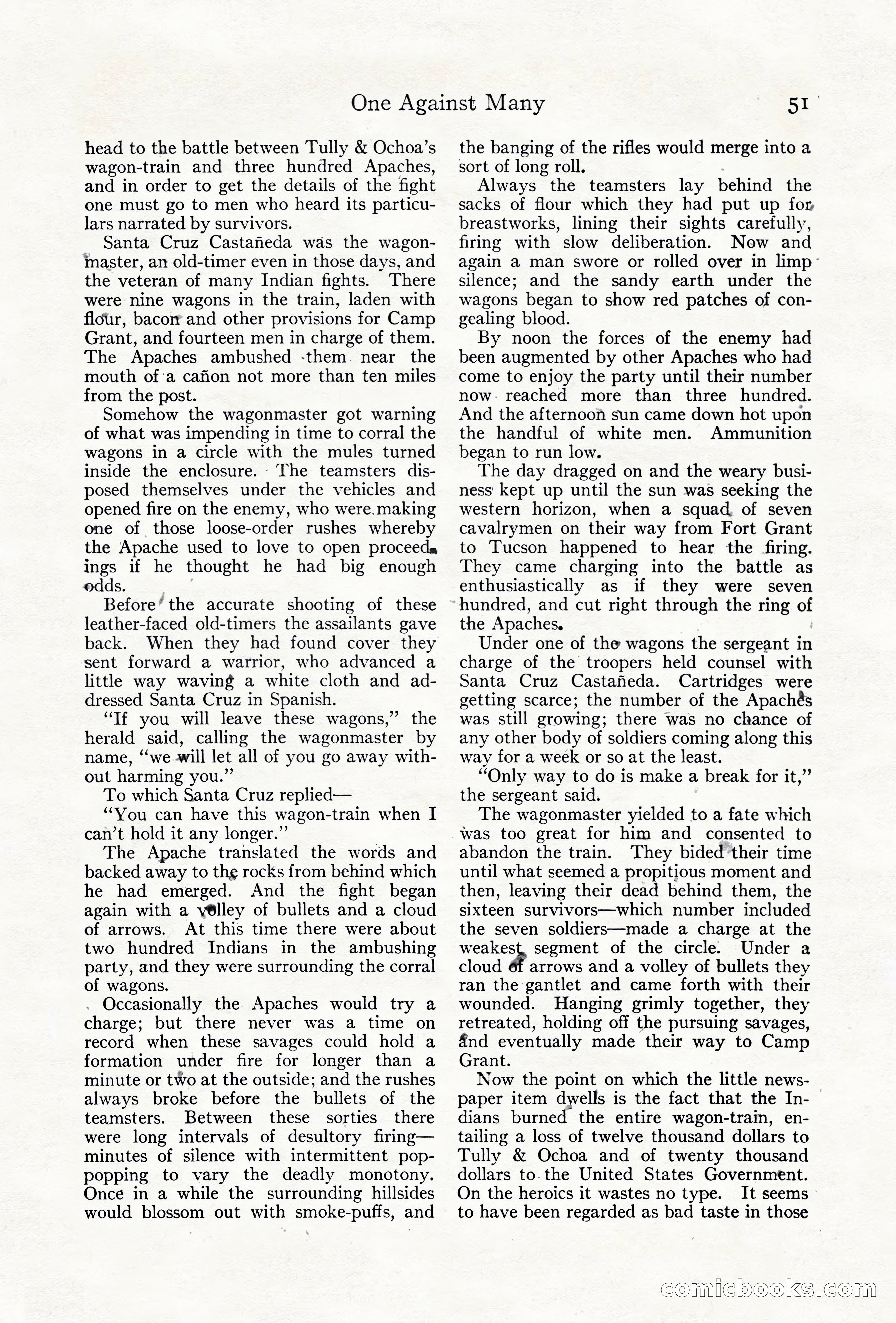 Adventure Magazine Cover, June 18, 1921 — page 61 of 204