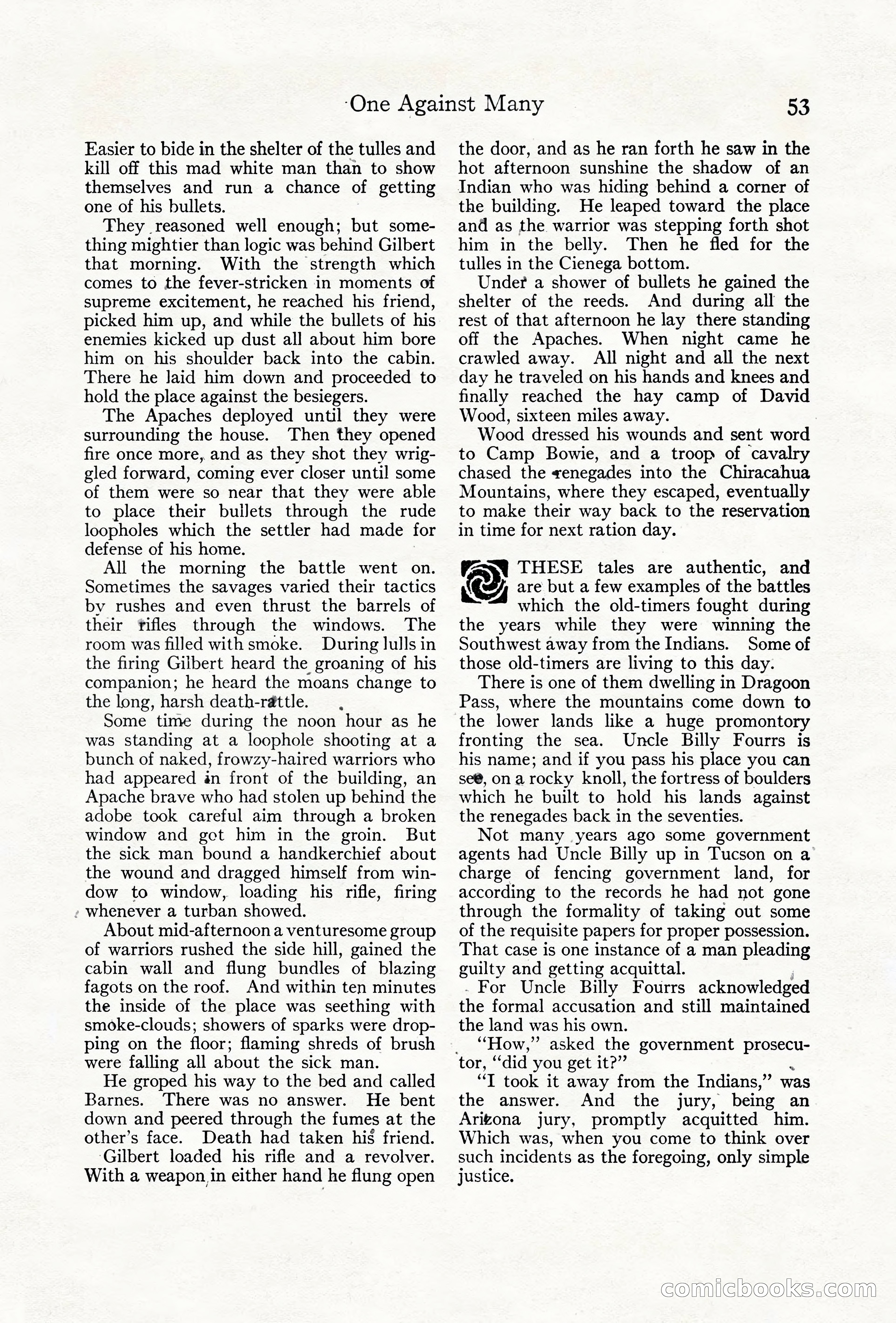 Adventure Magazine Cover, June 18, 1921 — page 63 of 204
