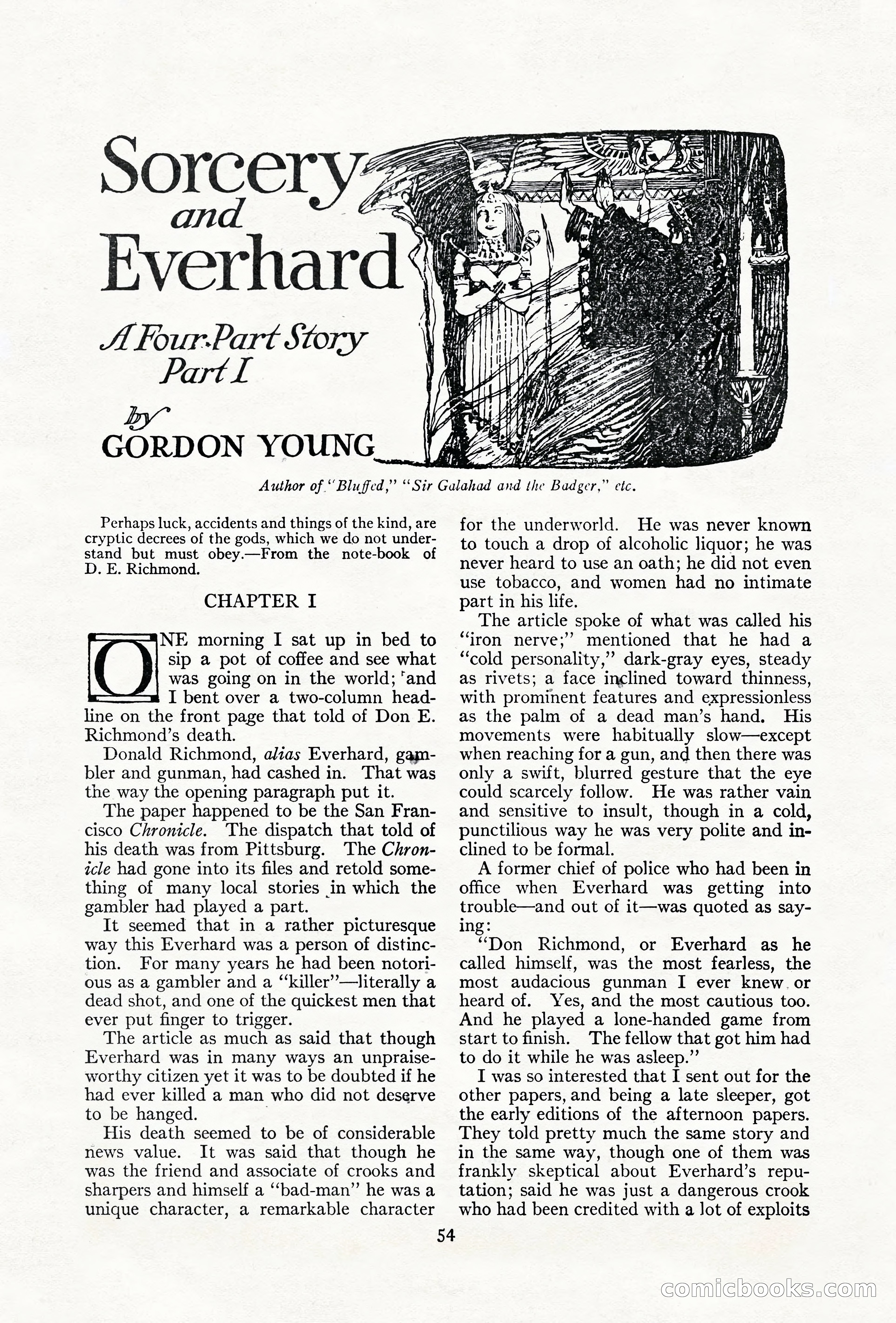 Adventure Magazine Cover, June 18, 1921 — page 64 of 204