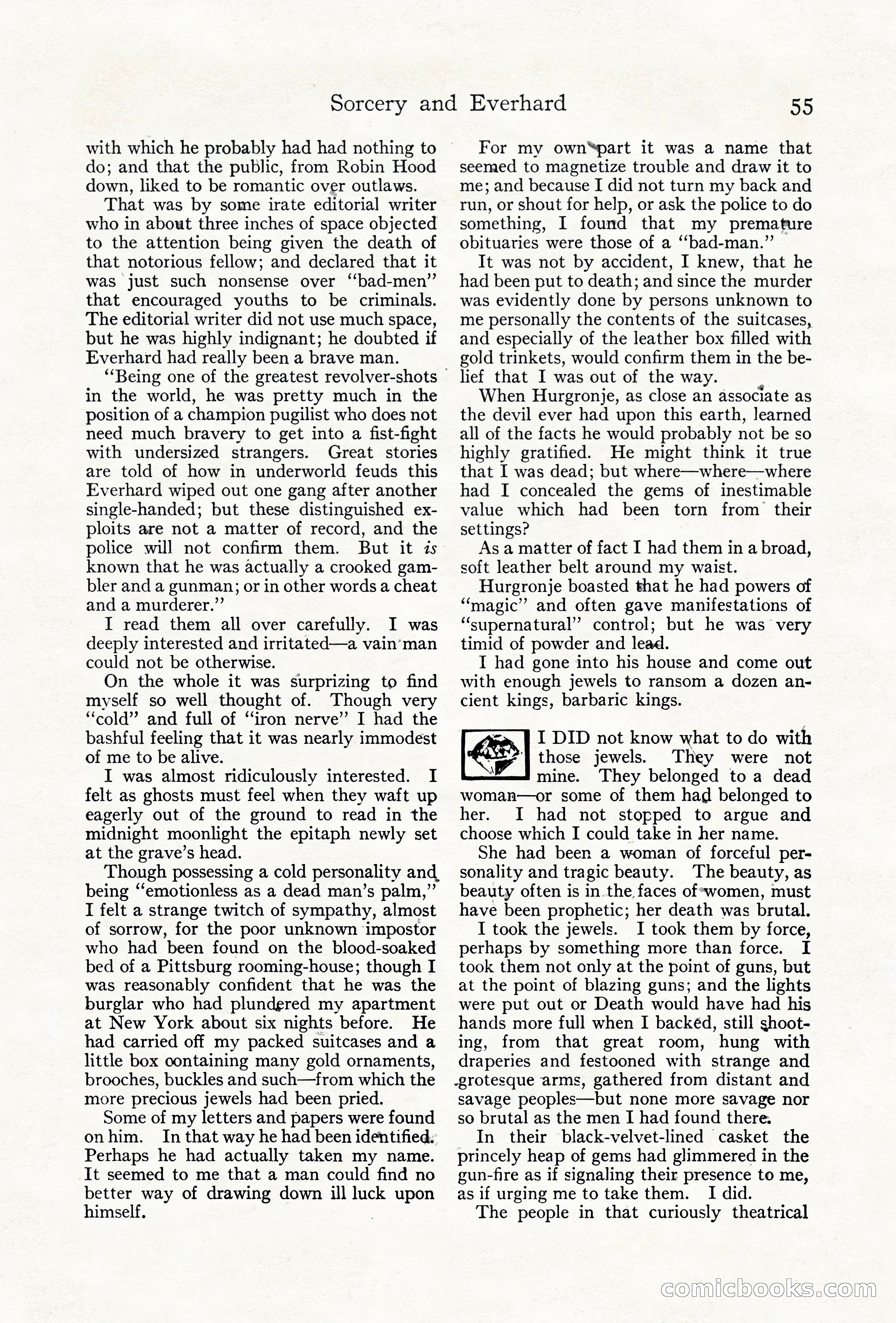 Adventure Magazine Cover, June 18, 1921 — page 65 of 204
