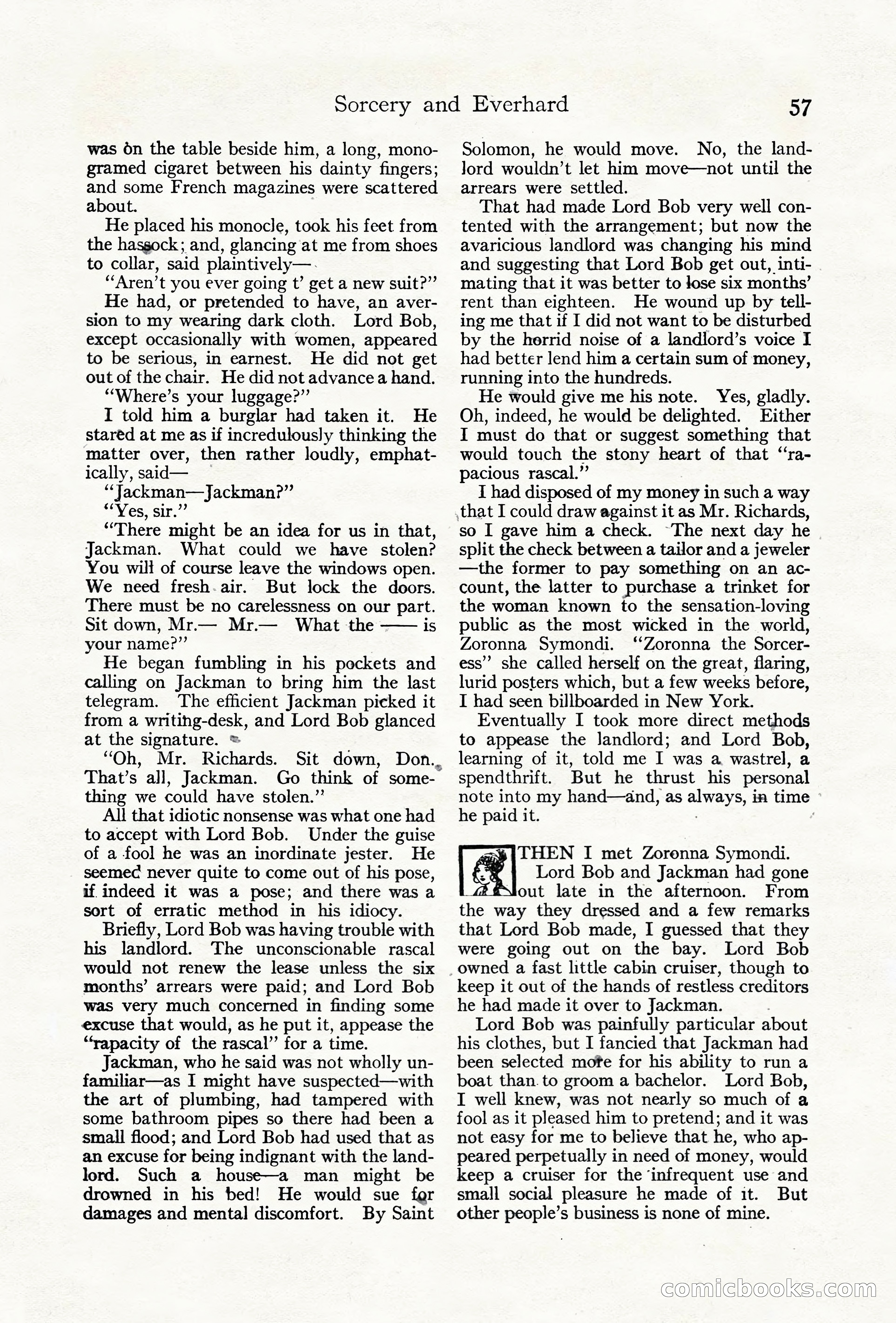 Adventure Magazine Cover, June 18, 1921 — page 67 of 204