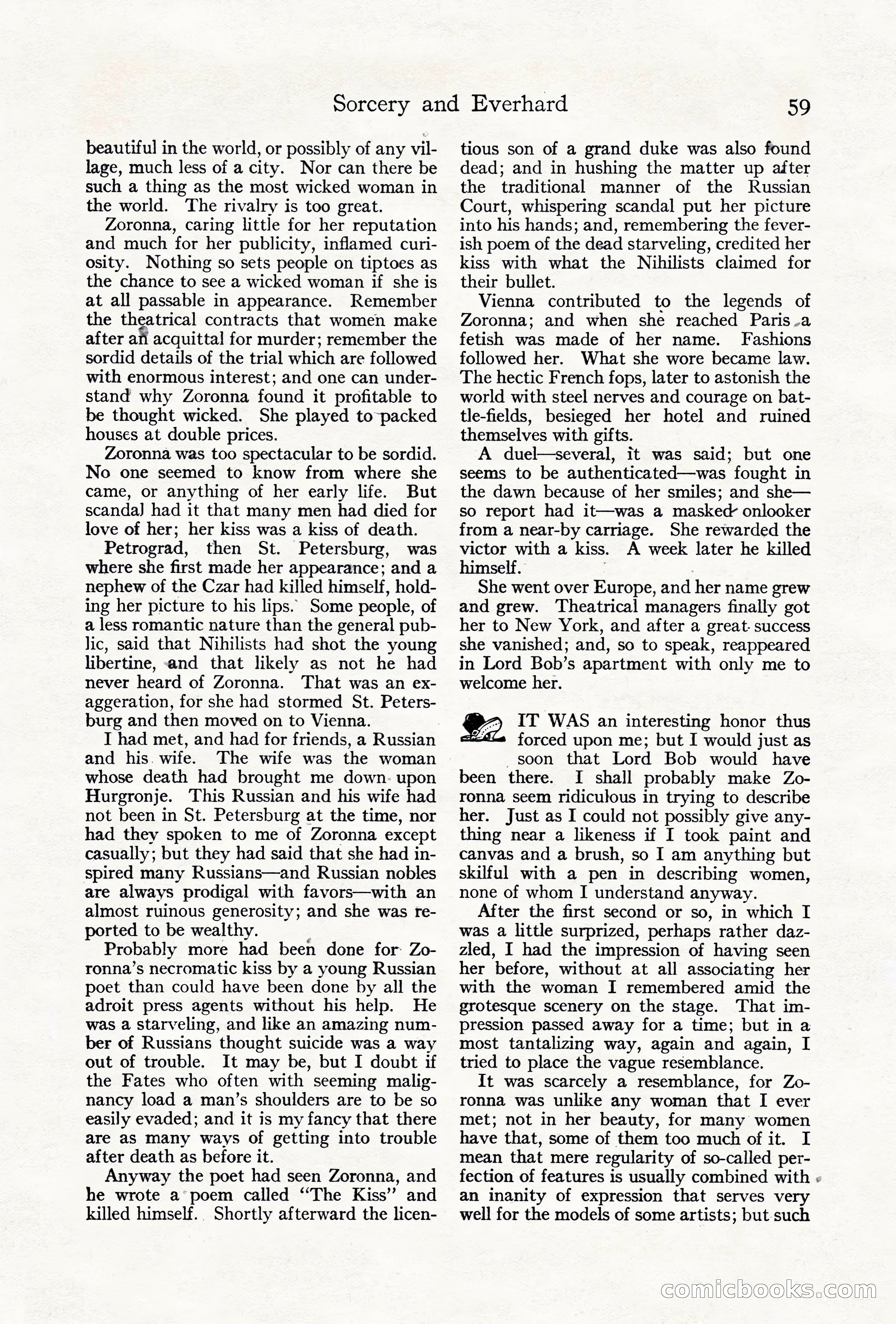 Adventure Magazine Cover, June 18, 1921 — page 69 of 204
