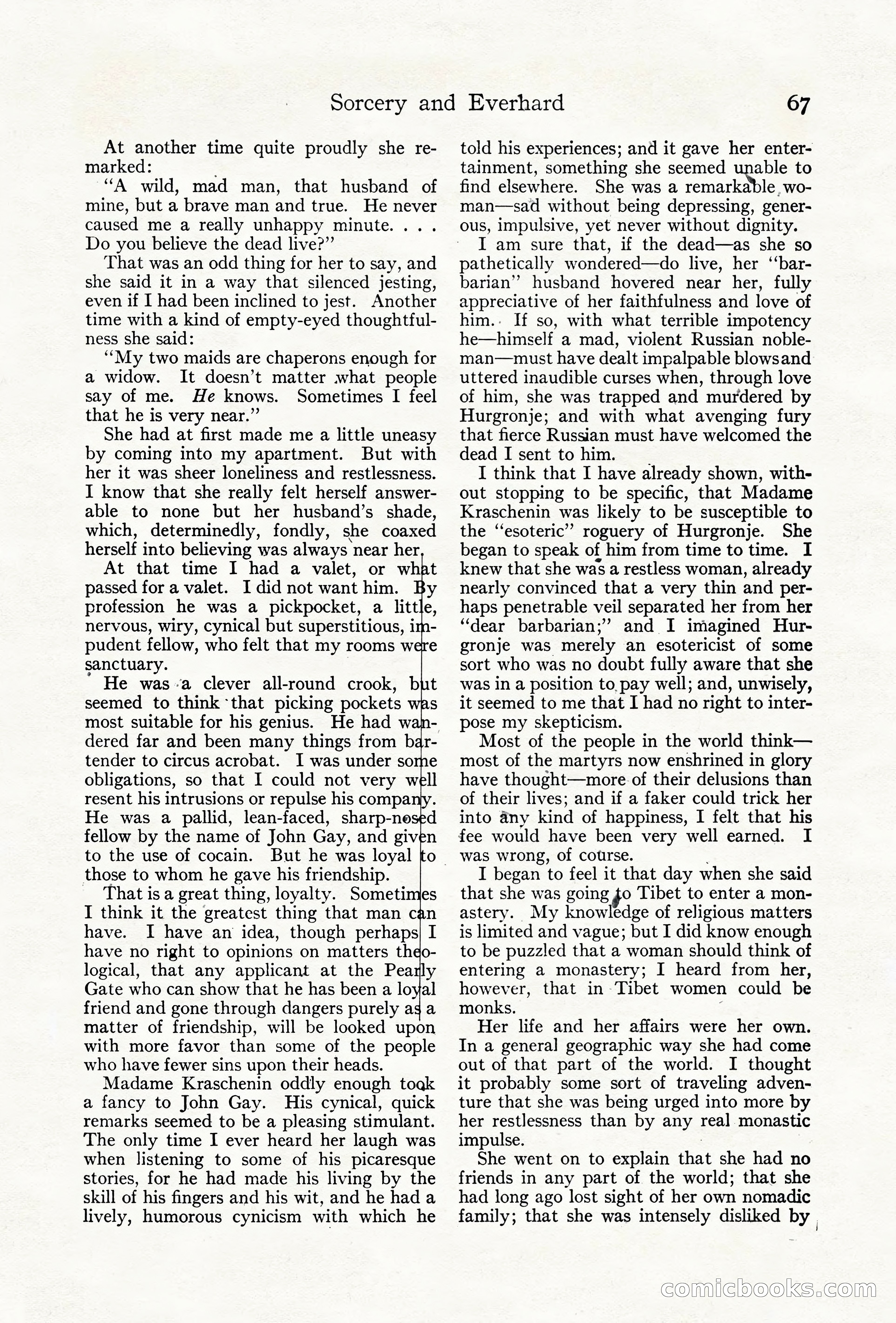 Adventure Magazine Cover, June 18, 1921 — page 77 of 204