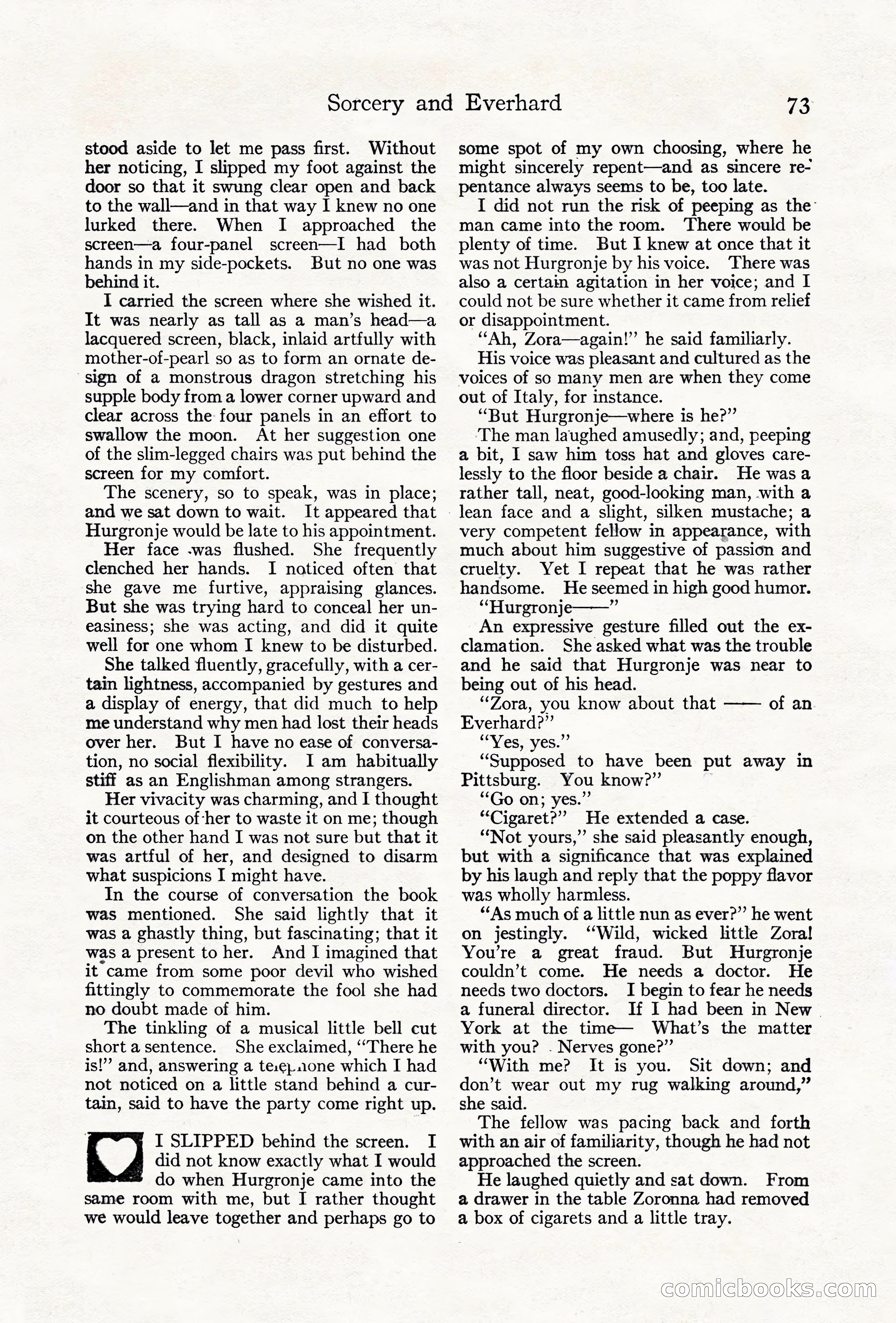 Adventure Magazine Cover, June 18, 1921 — page 83 of 204