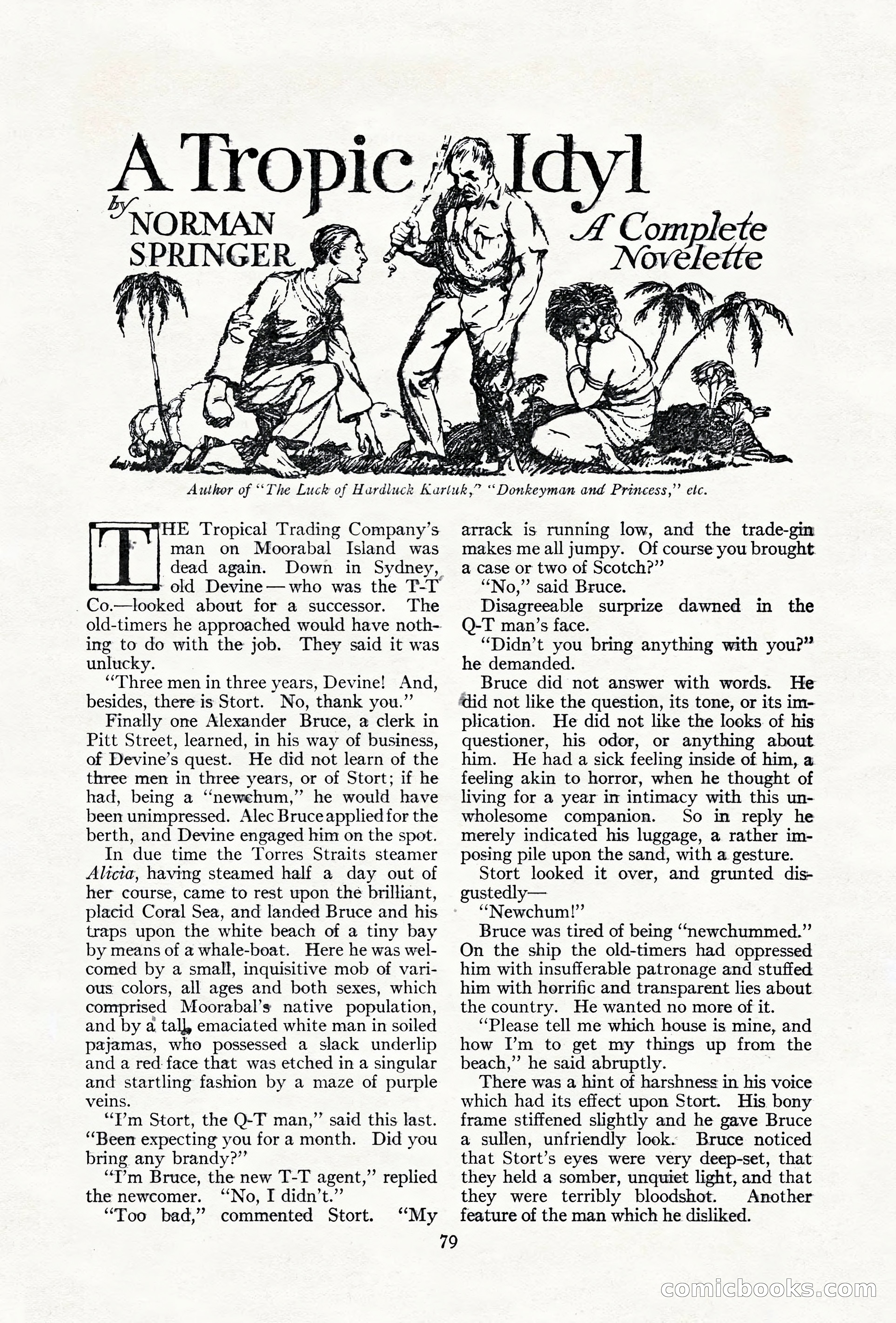 Adventure Magazine Cover, June 18, 1921 — page 89 of 204