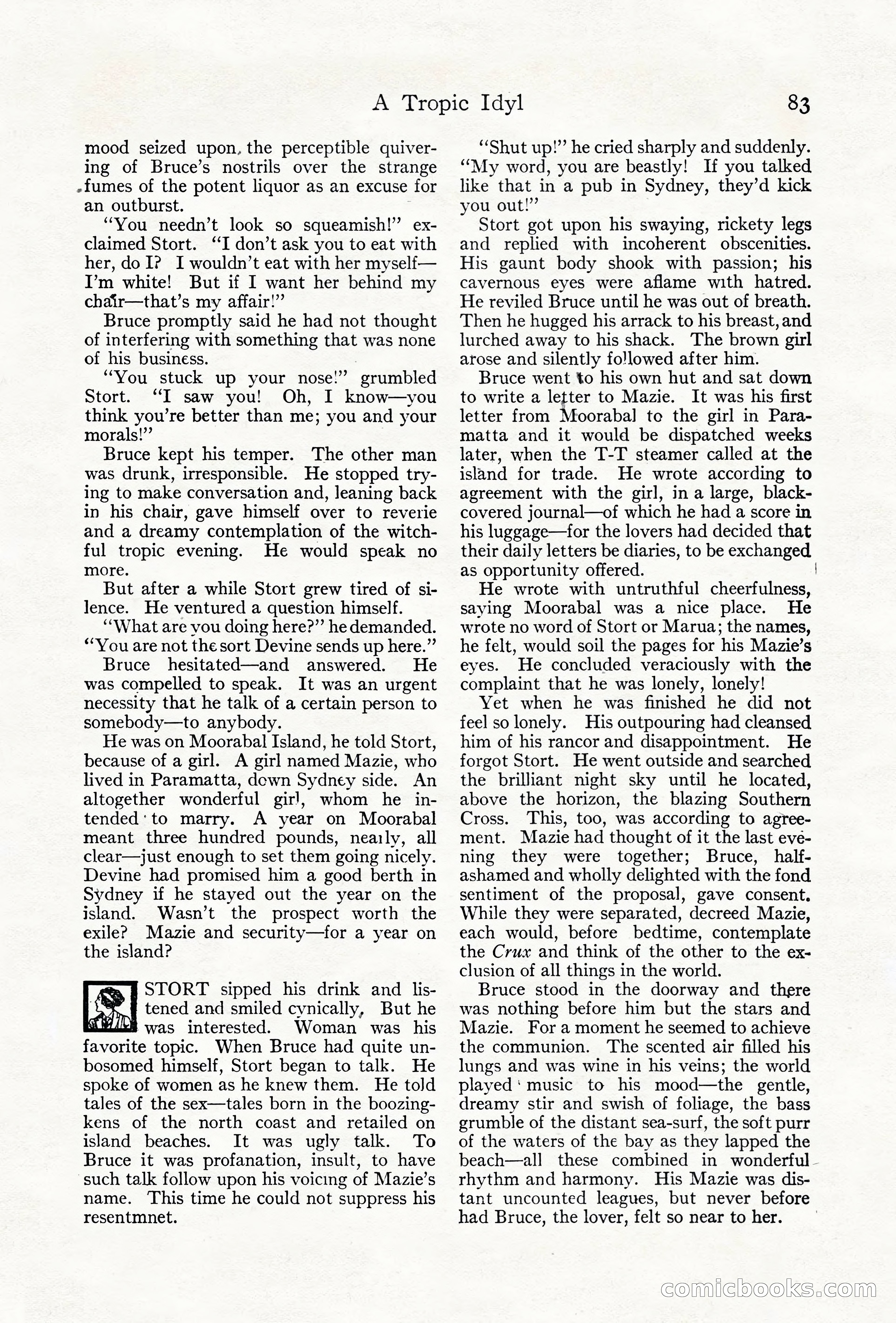 Adventure Magazine Cover, June 18, 1921 — page 93 of 204