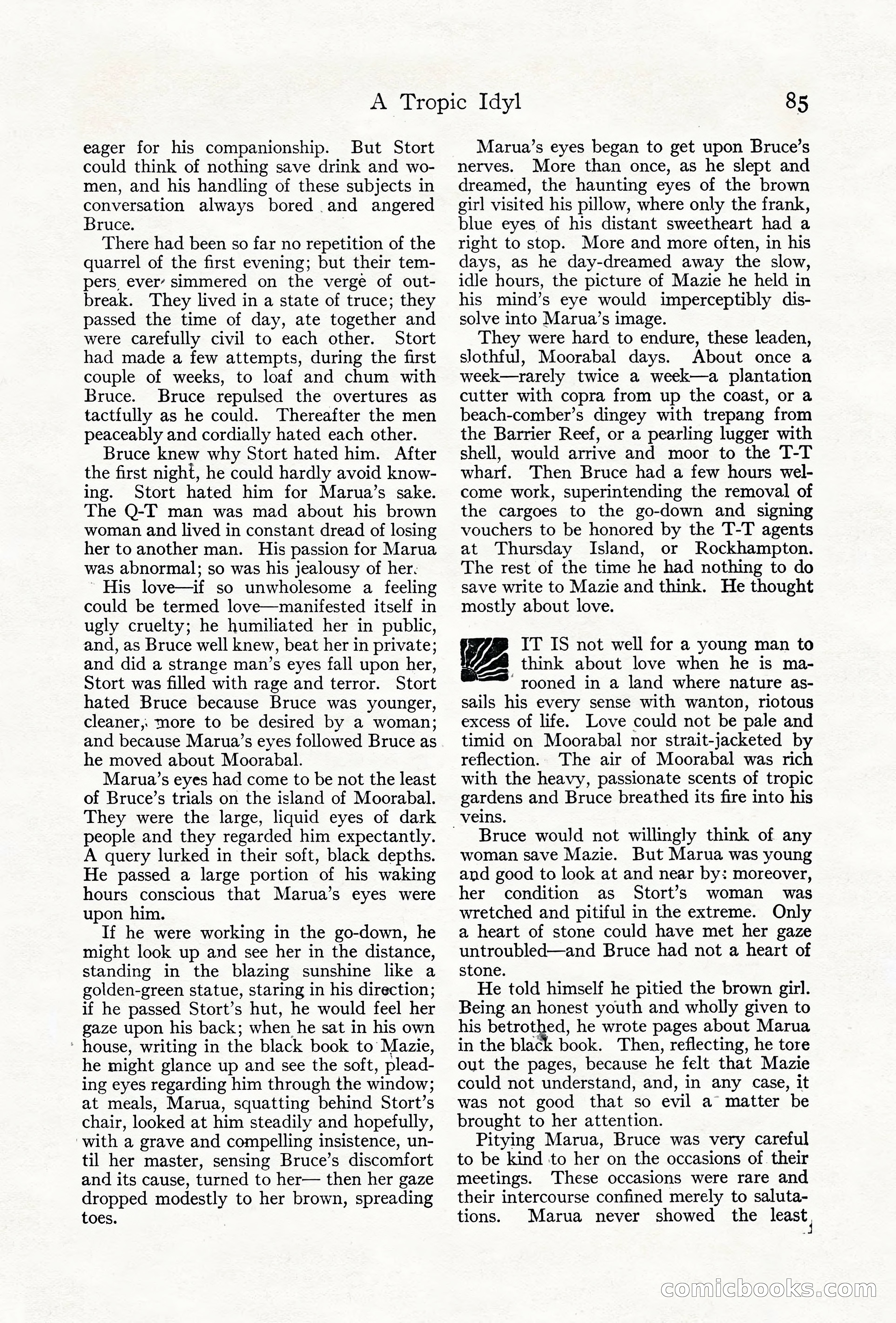 Adventure Magazine Cover, June 18, 1921 — page 95 of 204