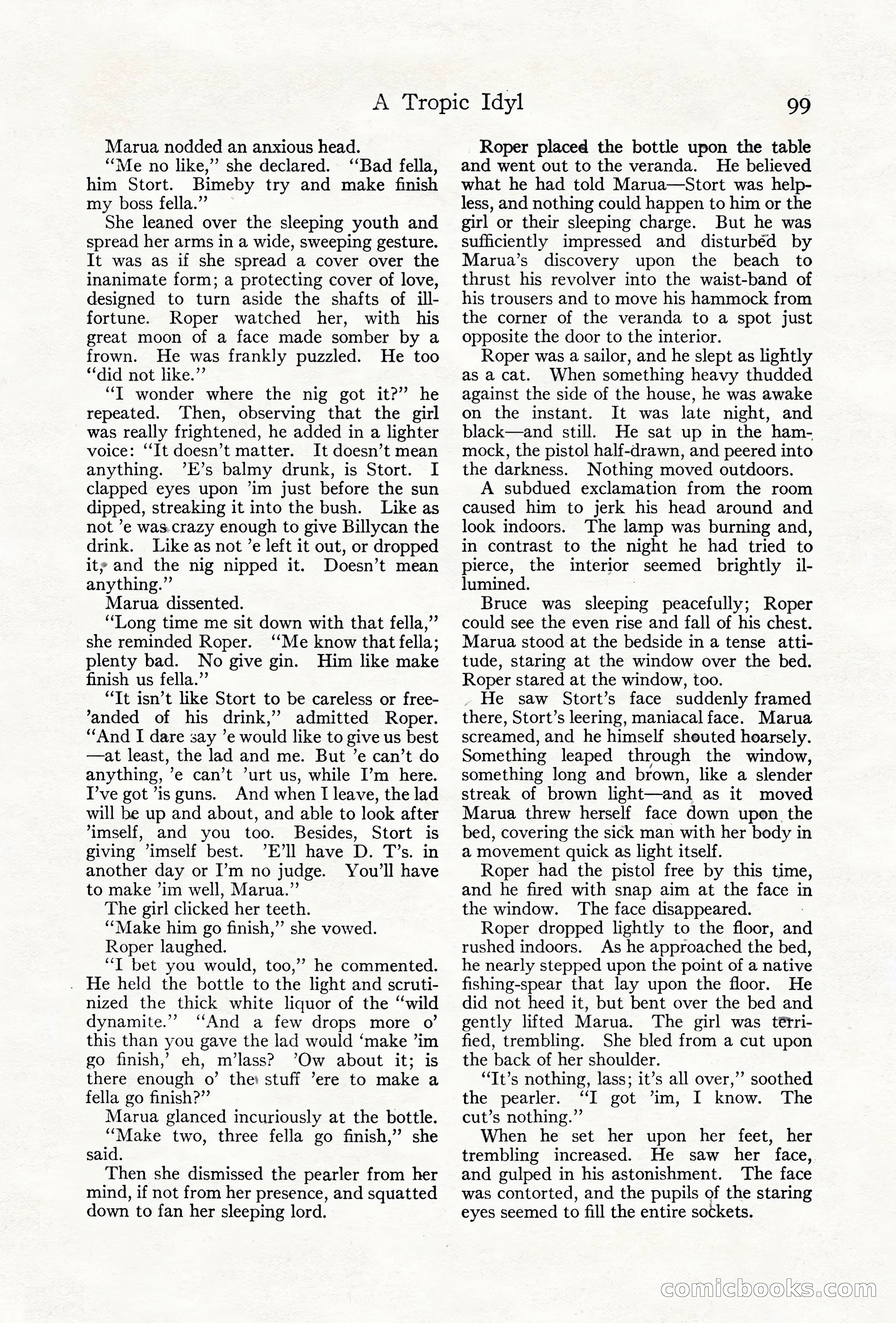 Adventure Magazine Cover, June 18, 1921 — page 109 of 204