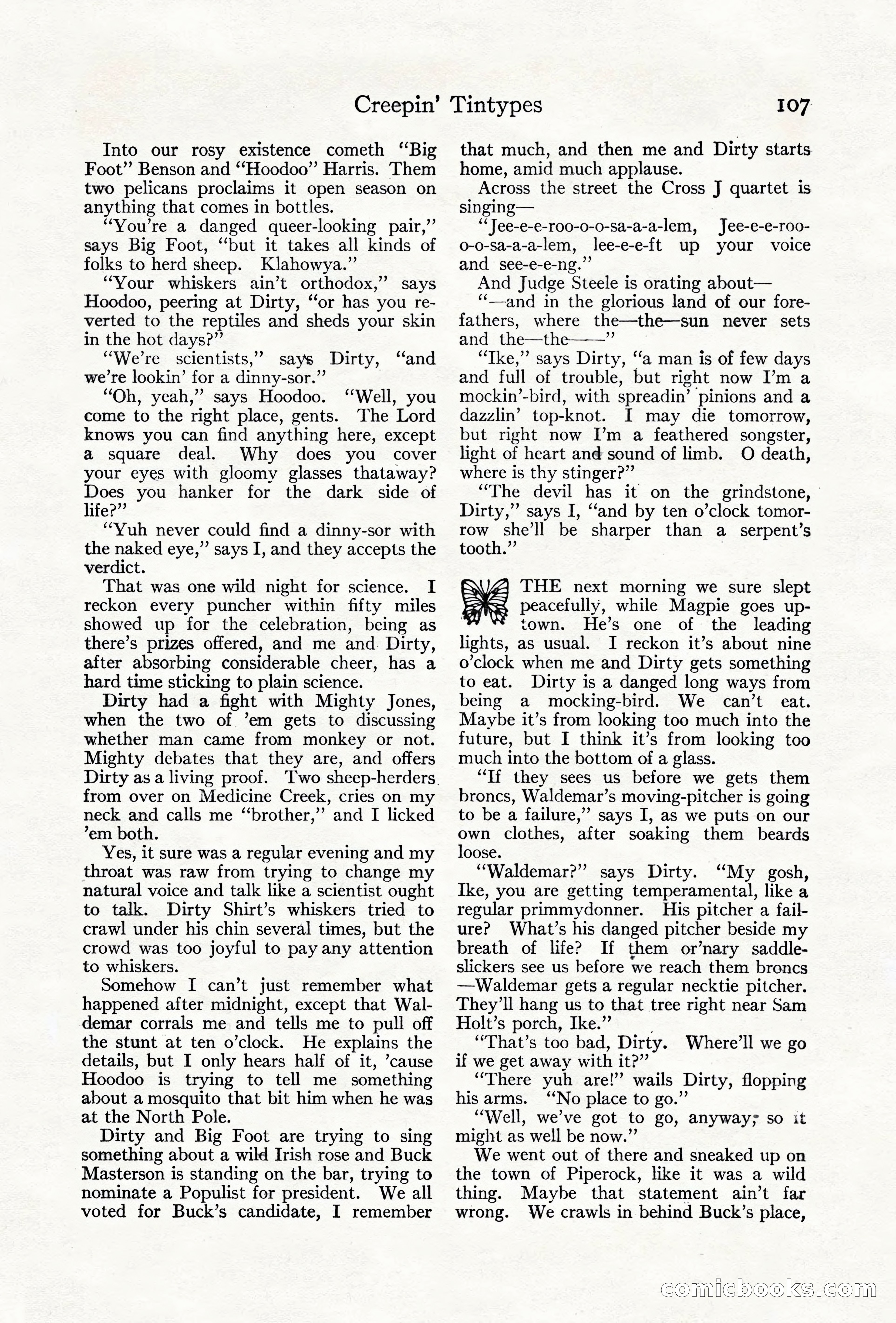 Adventure Magazine Cover, June 18, 1921 — page 117 of 204