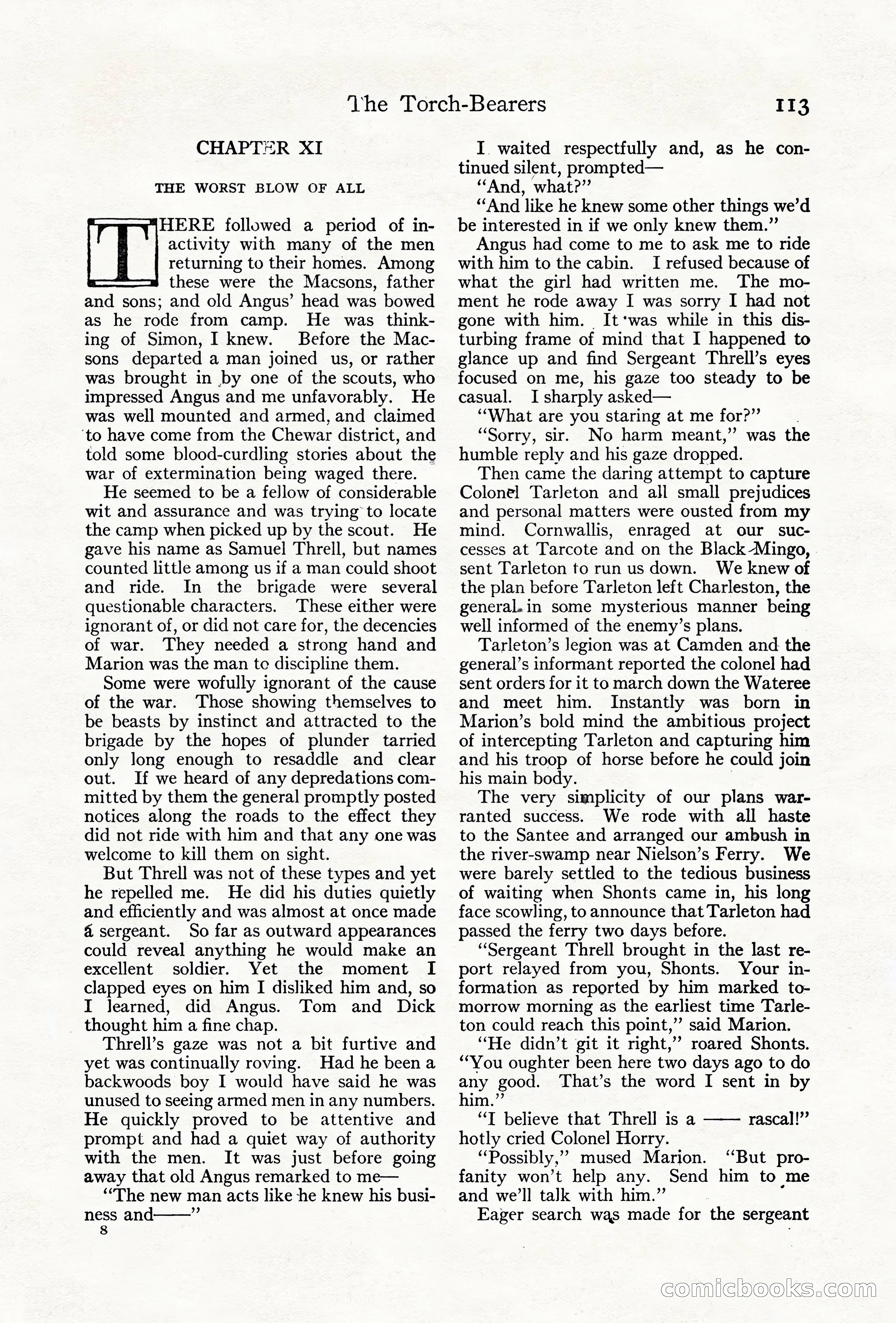 Adventure Magazine Cover, June 18, 1921 — page 123 of 204