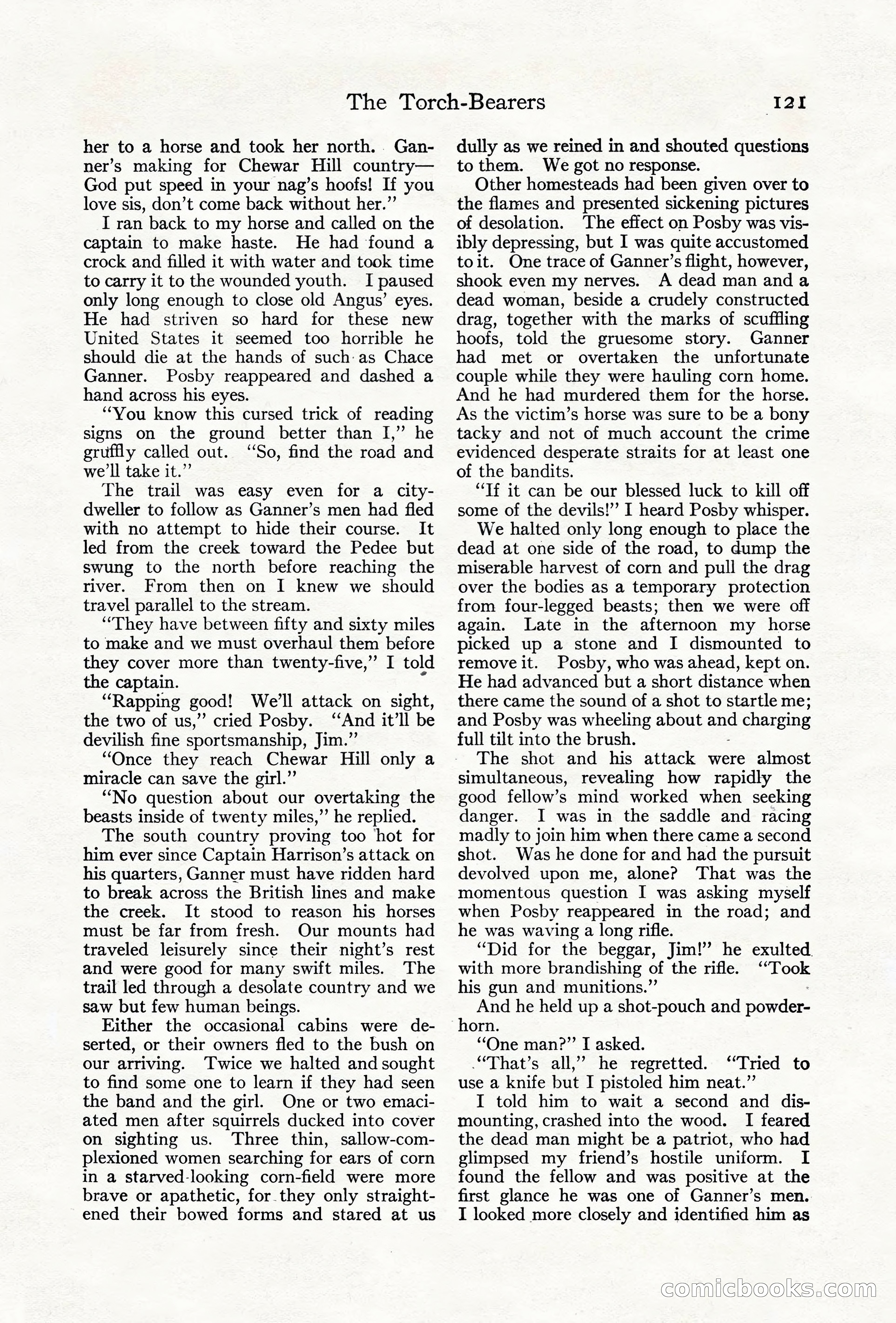 Adventure Magazine Cover, June 18, 1921 — page 131 of 204