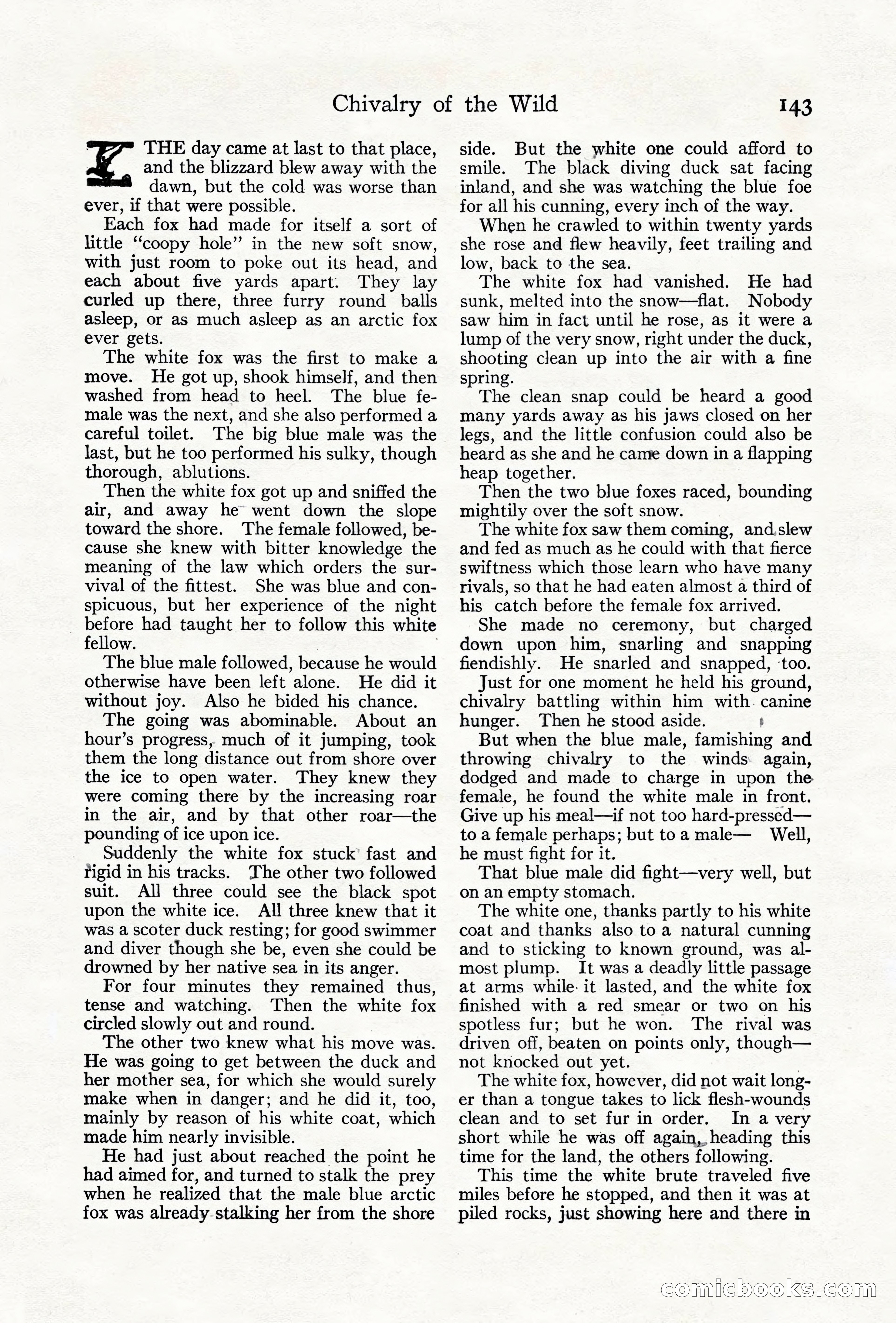 Adventure Magazine Cover, June 18, 1921 — page 153 of 204