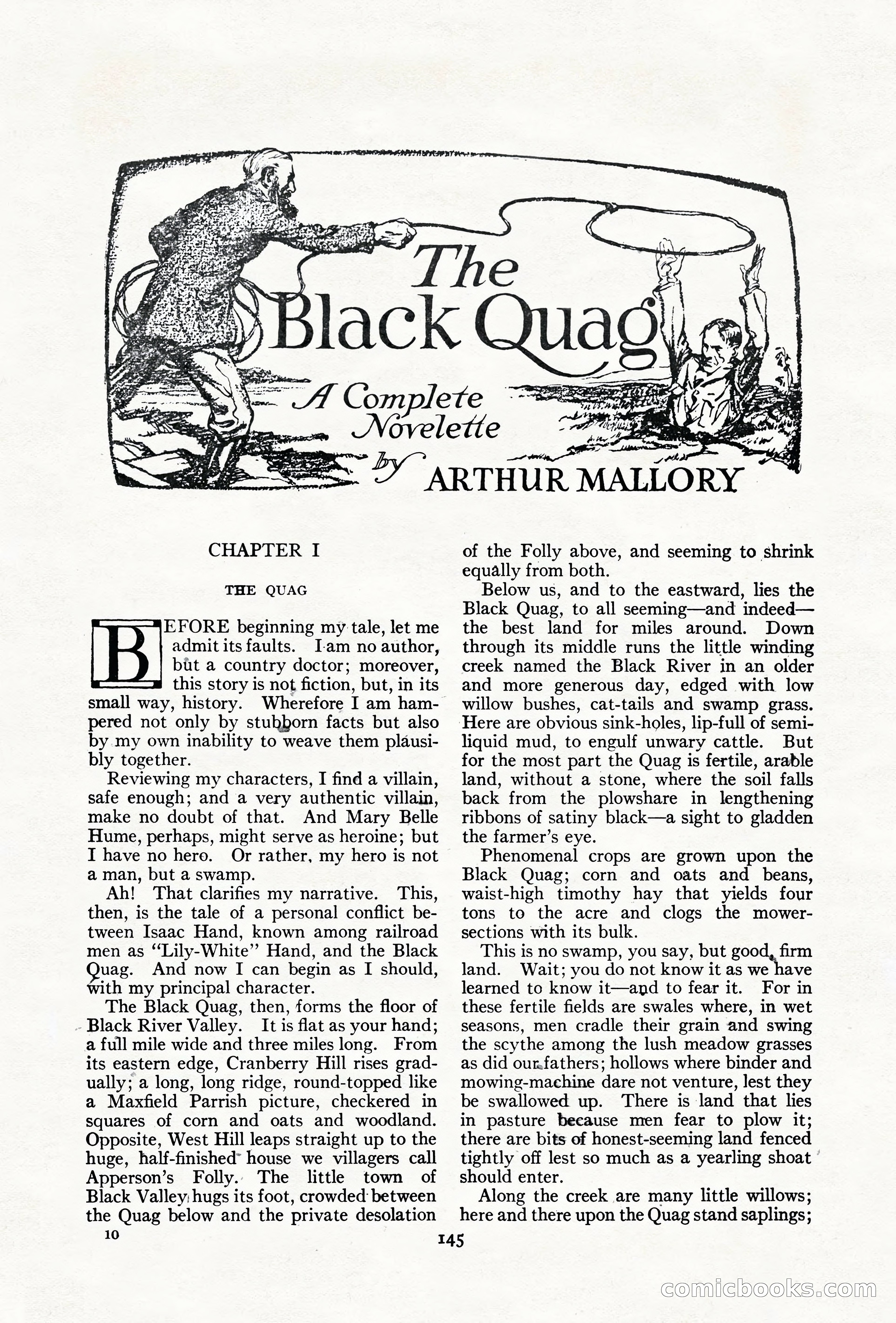 Adventure Magazine Cover, June 18, 1921 — page 155 of 204