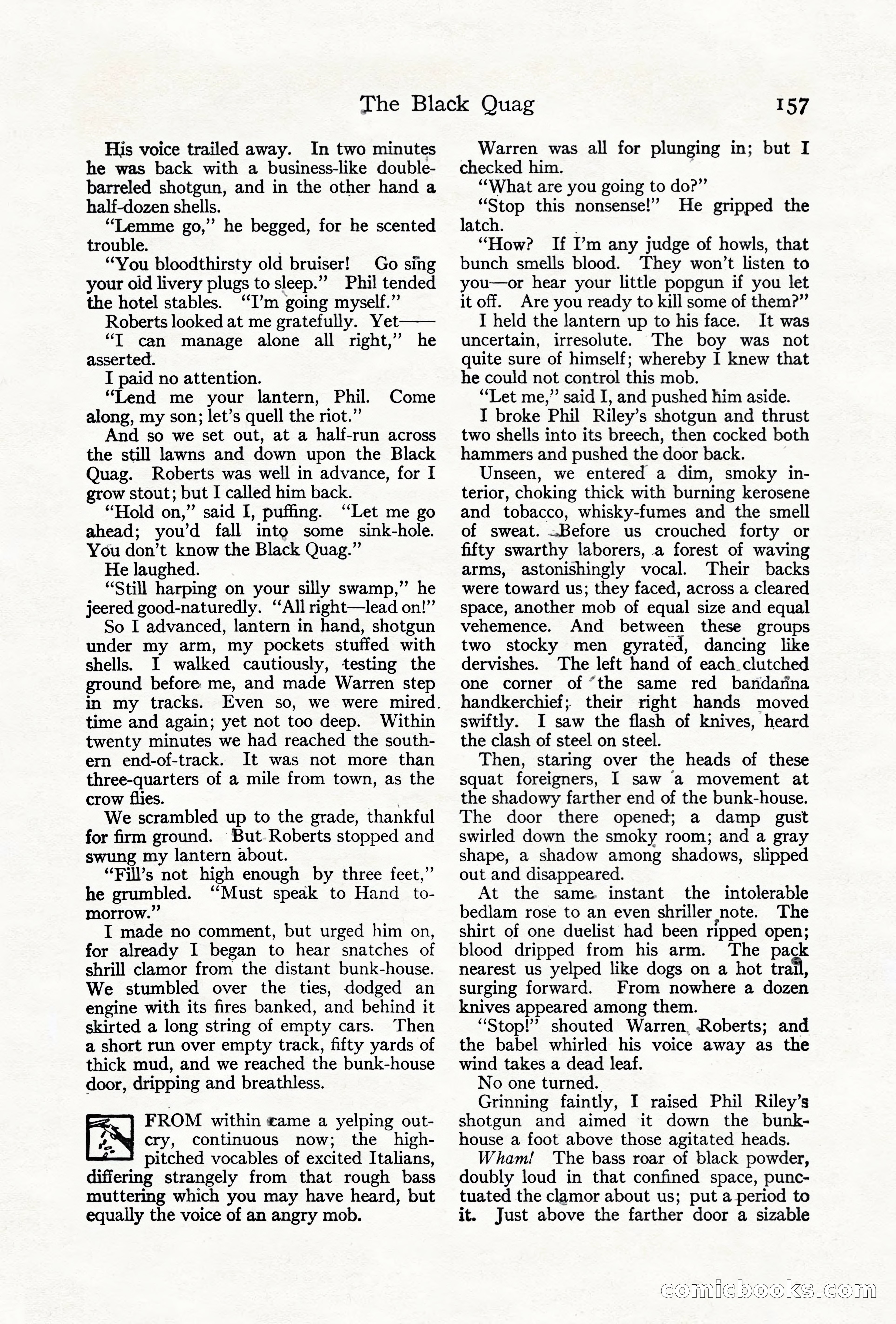 Adventure Magazine Cover, June 18, 1921 — page 167 of 204