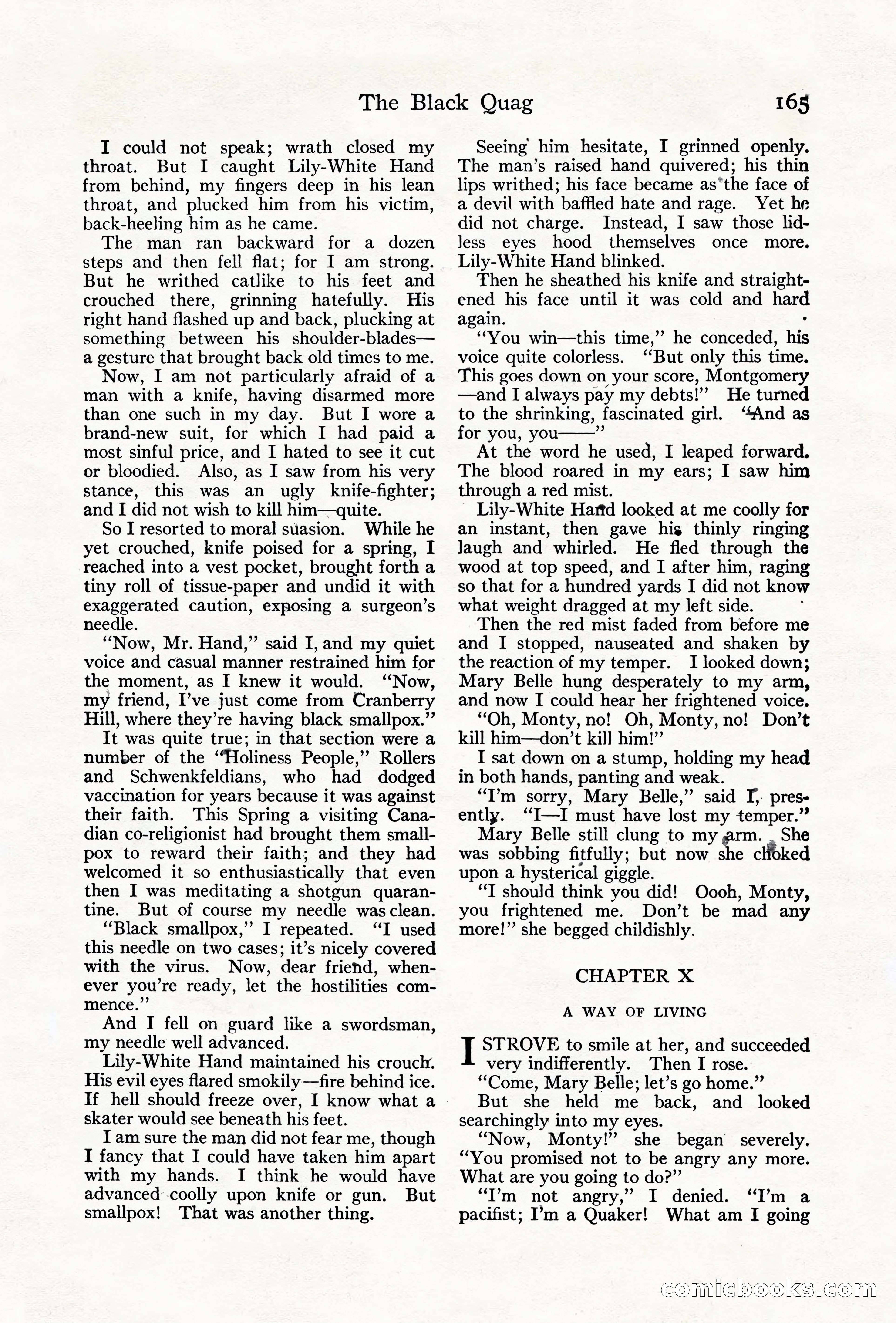 Adventure Magazine Cover, June 18, 1921 — page 175 of 204