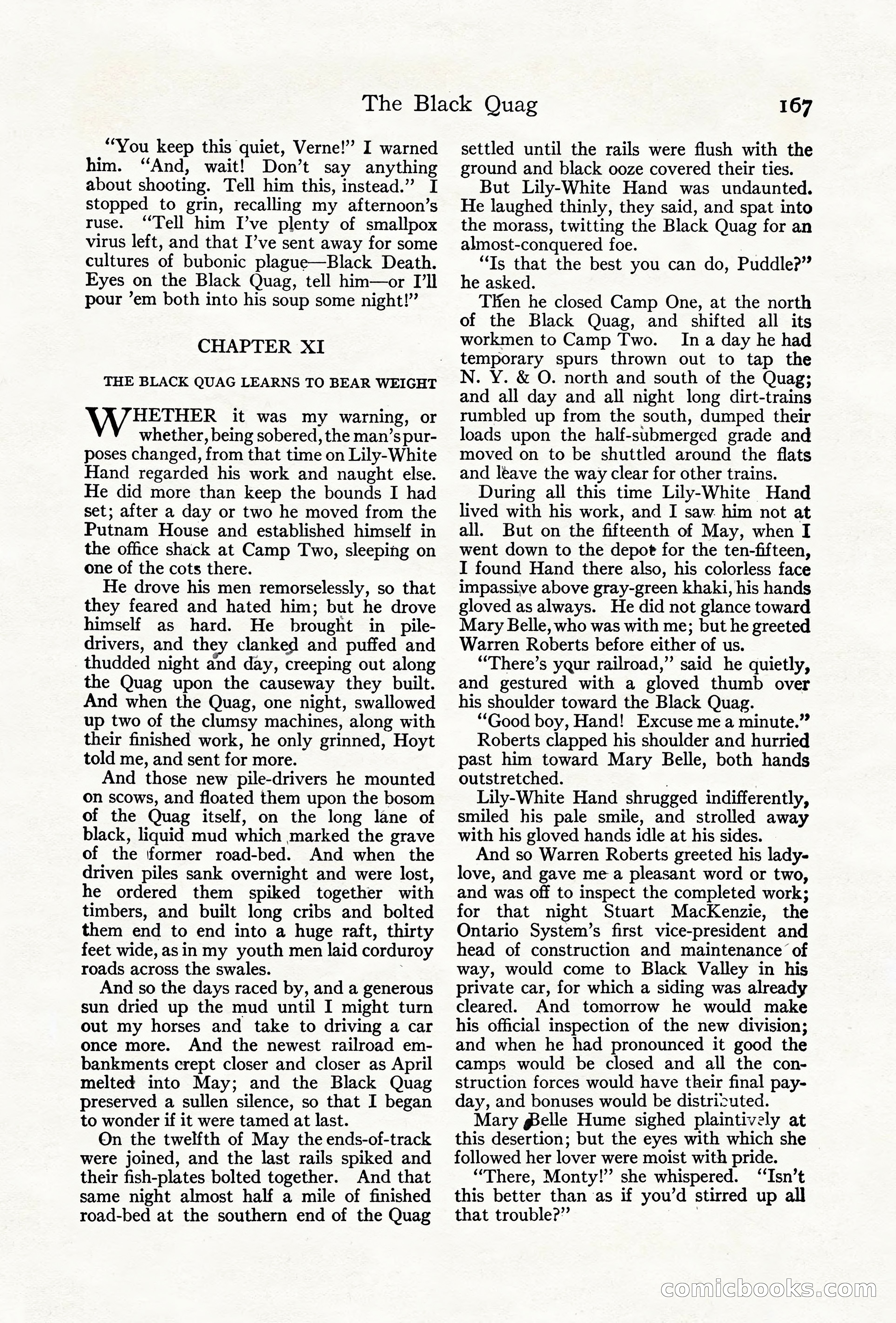 Adventure Magazine Cover, June 18, 1921 — page 177 of 204