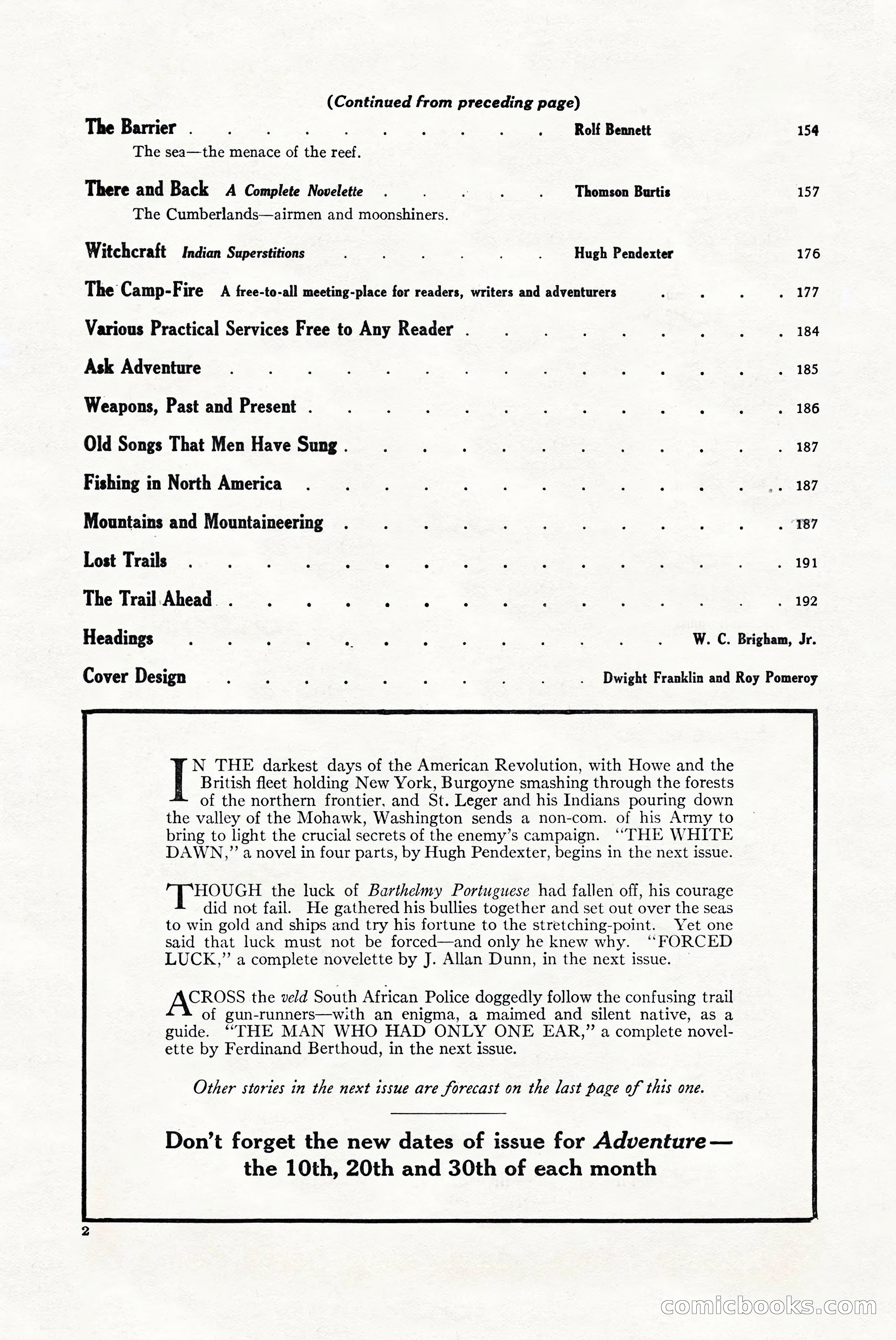 Adventure Magazine Cover — page 12 of 204