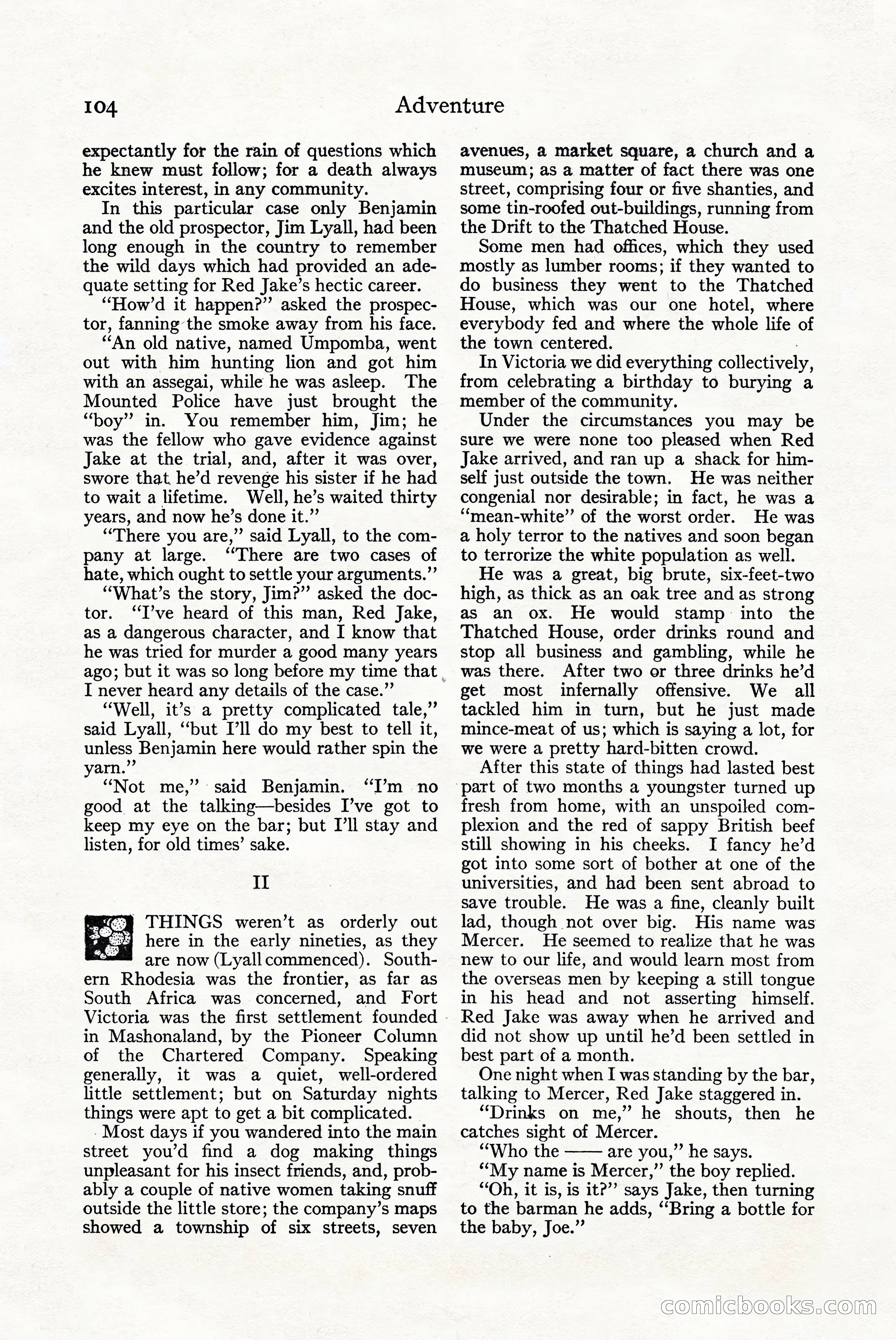 Adventure Magazine Cover — page 114 of 204