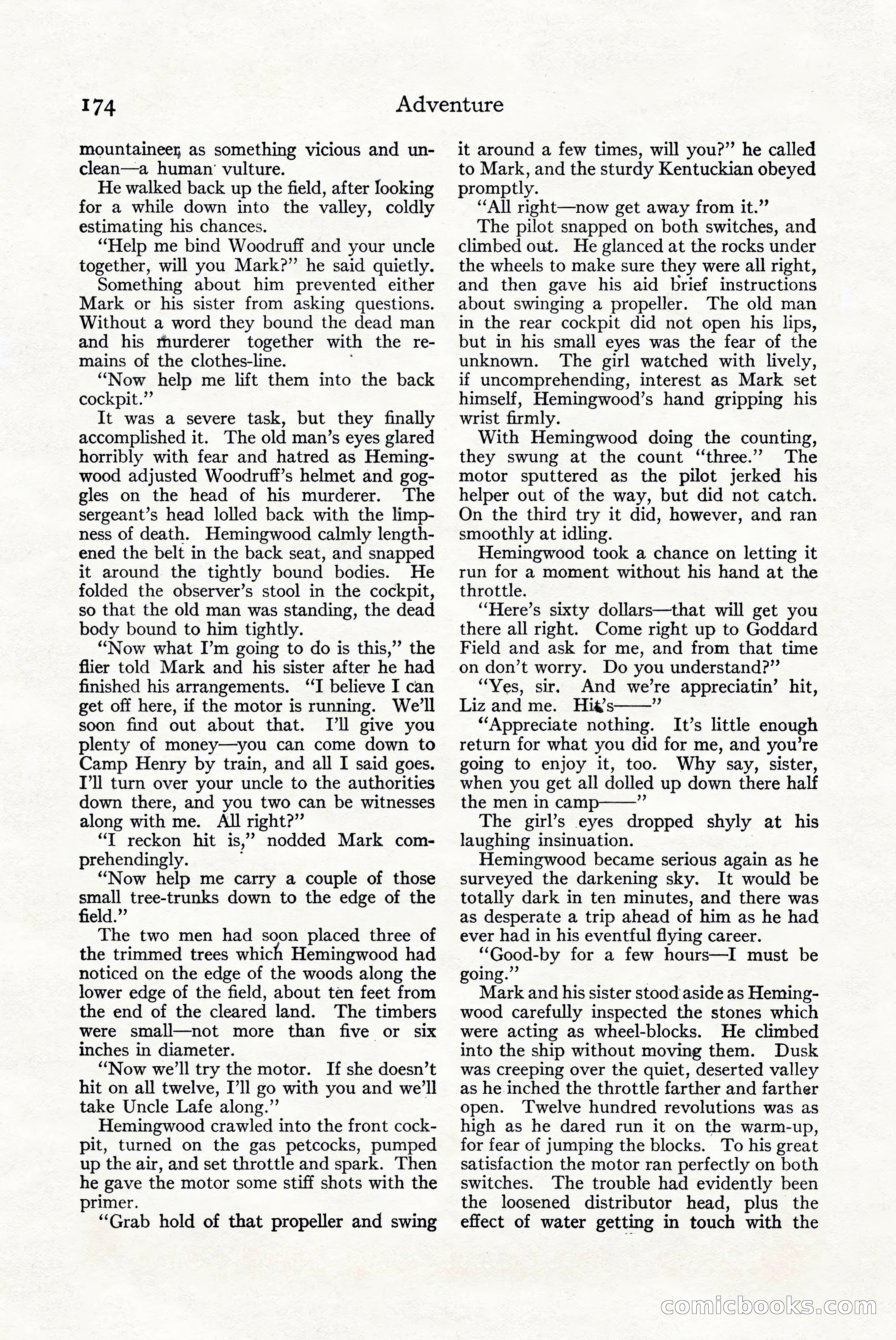 Adventure Magazine Cover — page 184 of 204