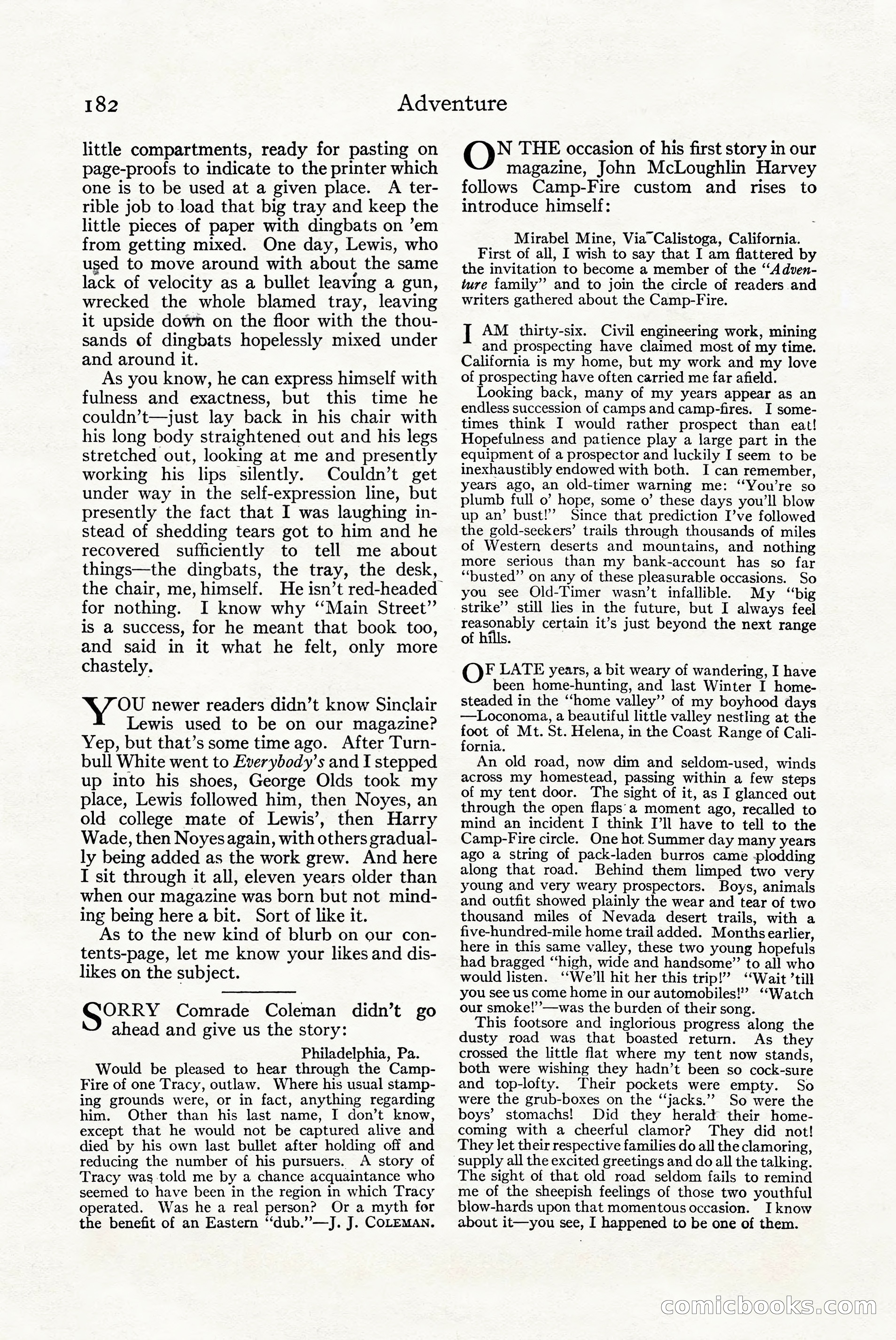 Adventure Magazine Cover — page 192 of 204