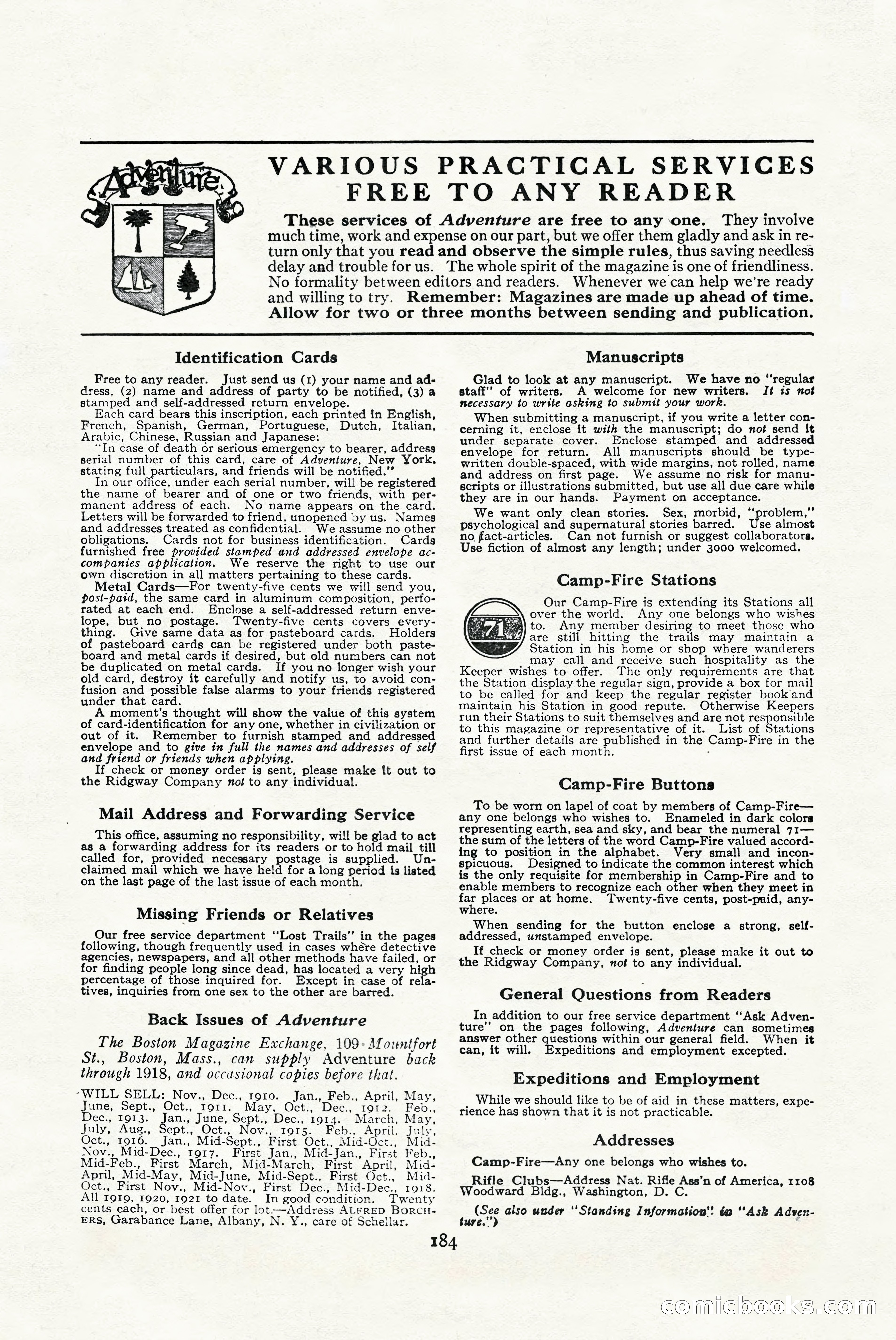 Adventure Magazine Cover — page 194 of 204