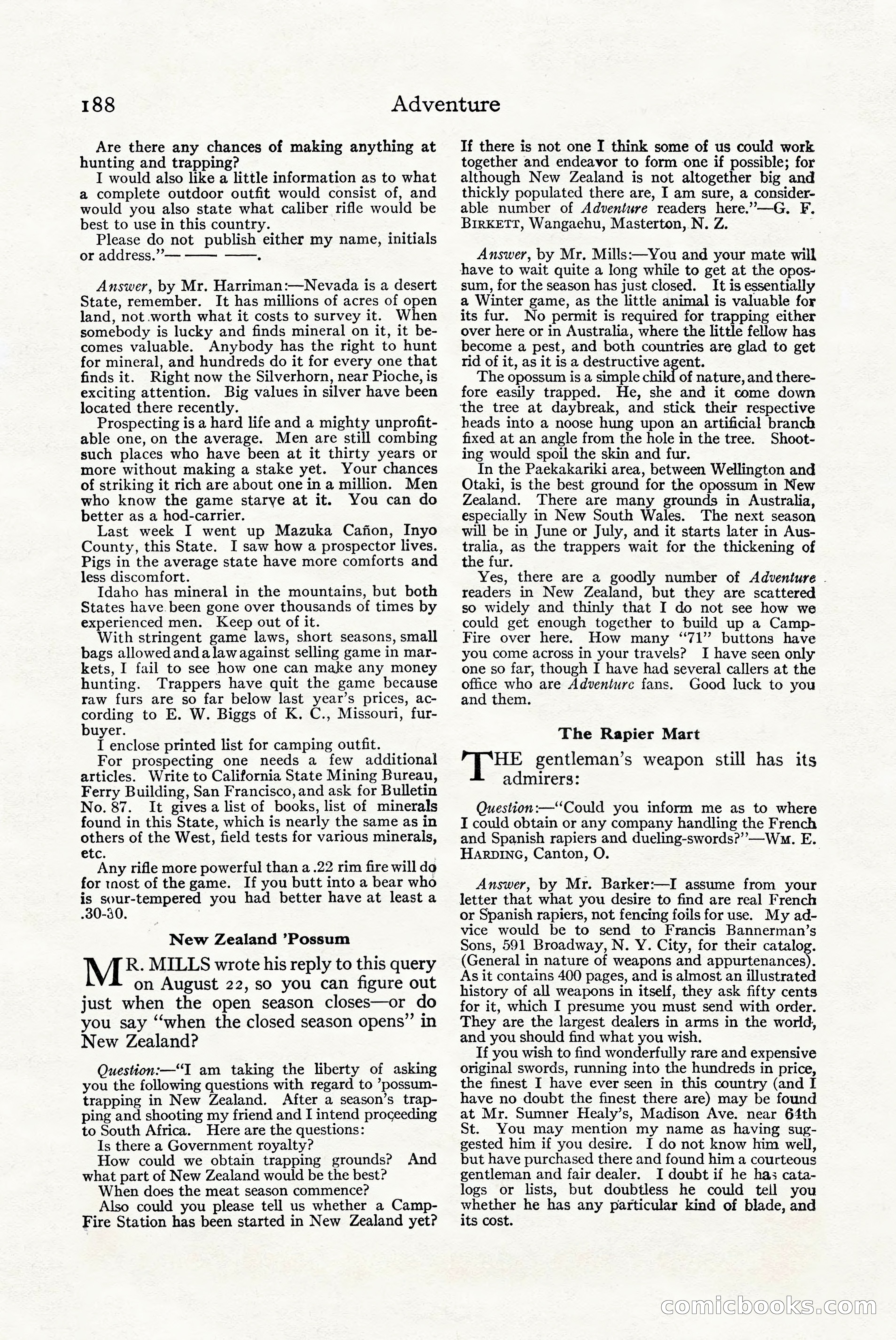 Adventure Magazine Cover — page 198 of 204
