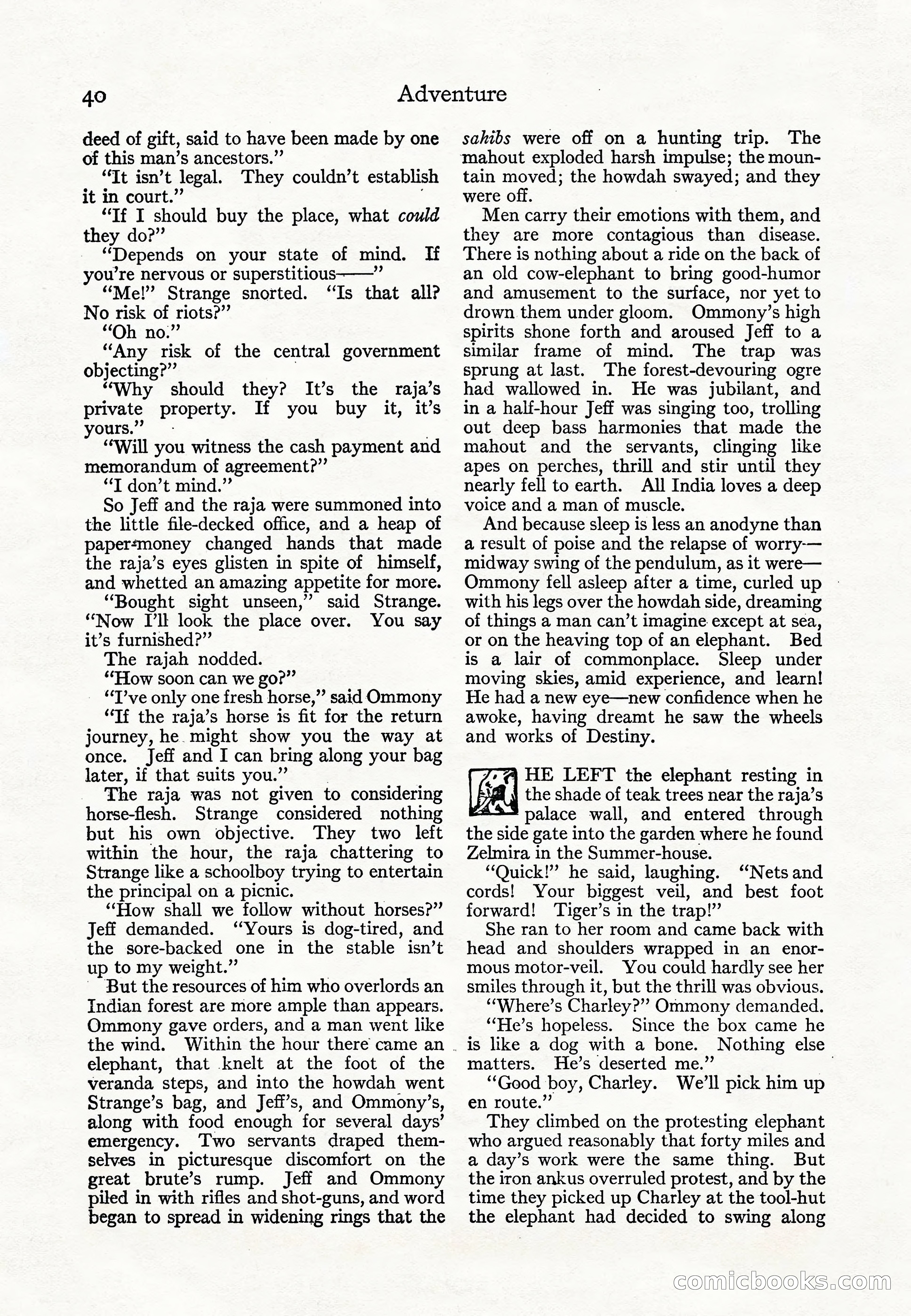 Adventure Magazine Cover — page 42 of 196