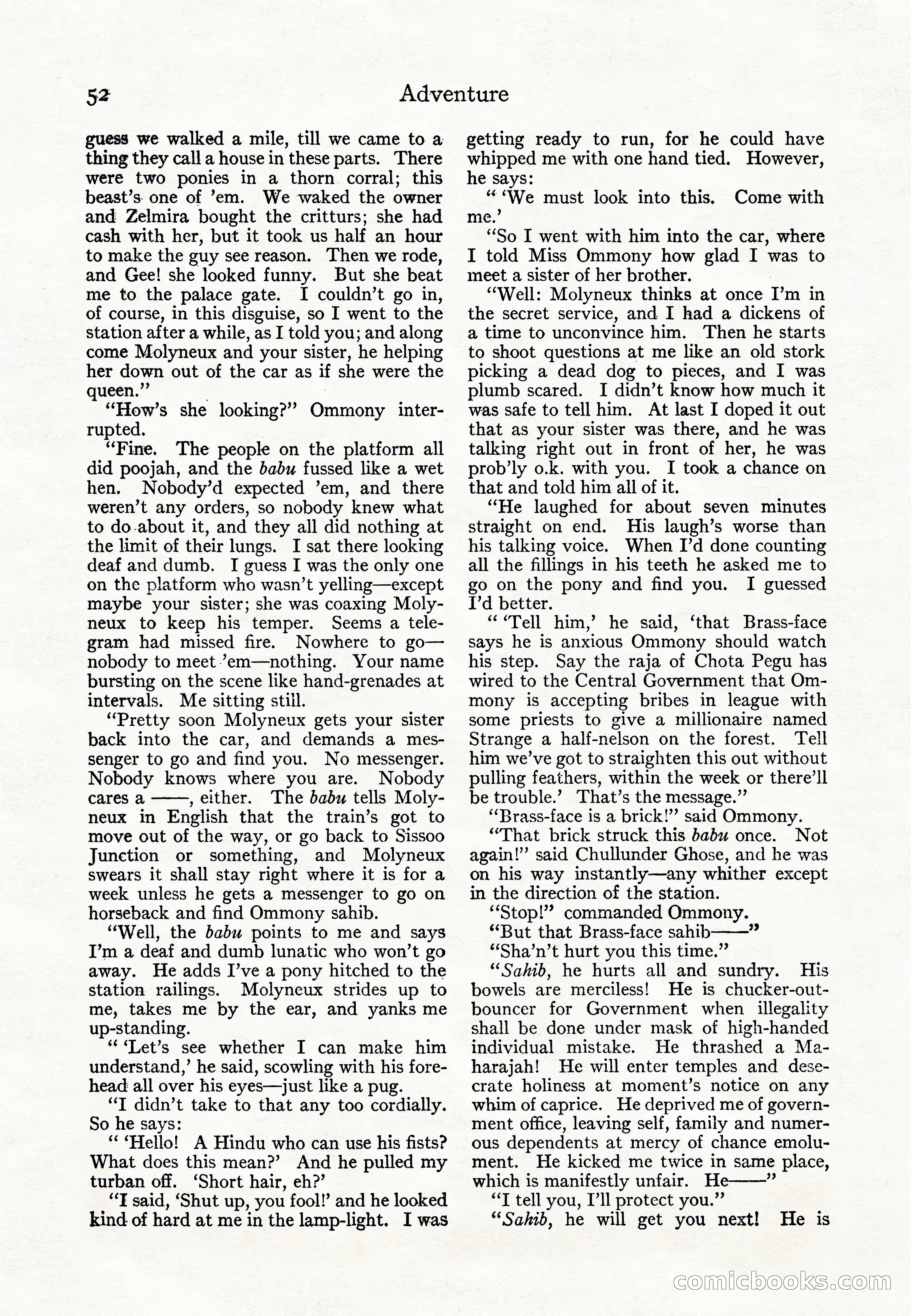 Adventure Magazine Cover — page 54 of 196