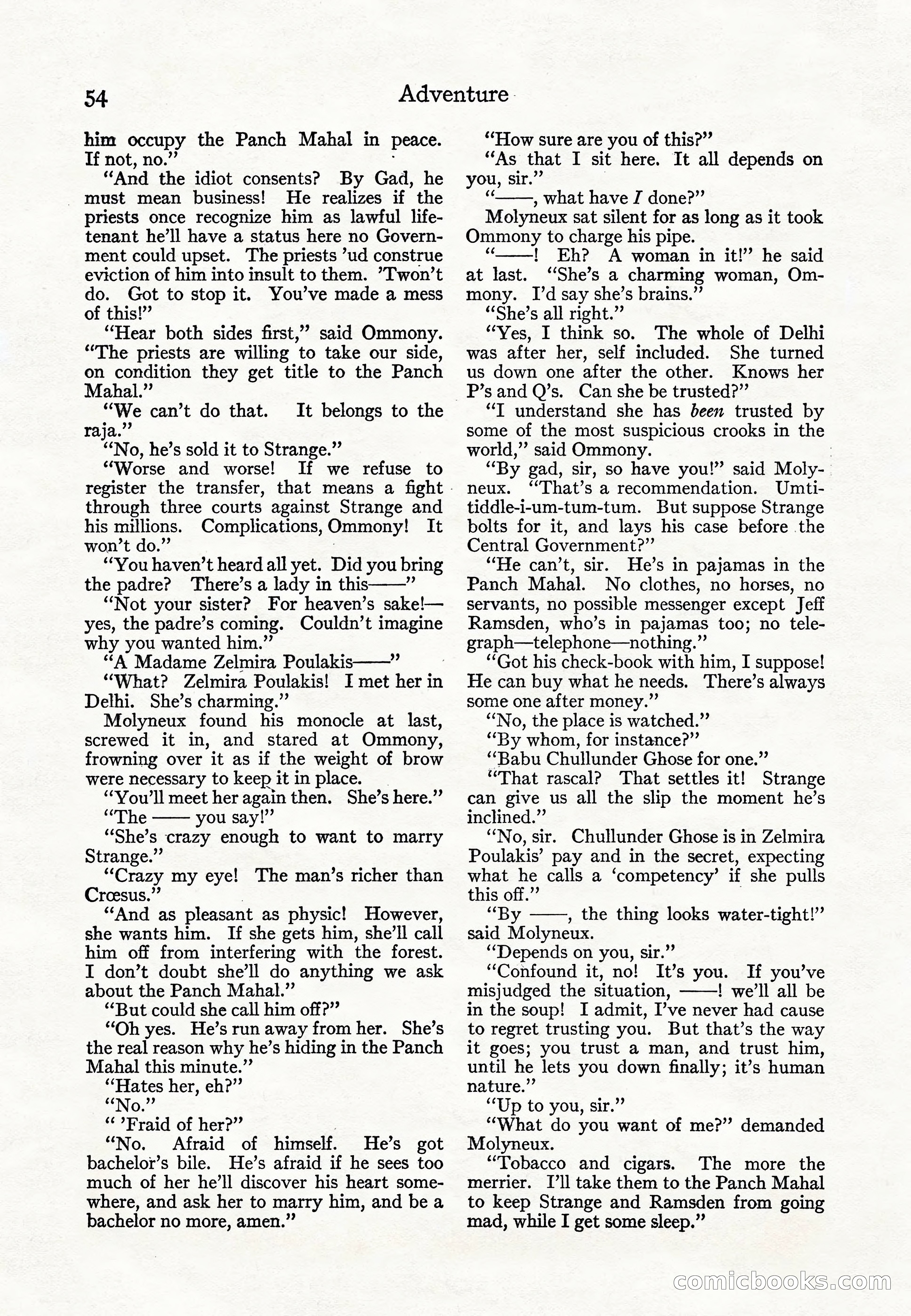 Adventure Magazine Cover — page 56 of 196